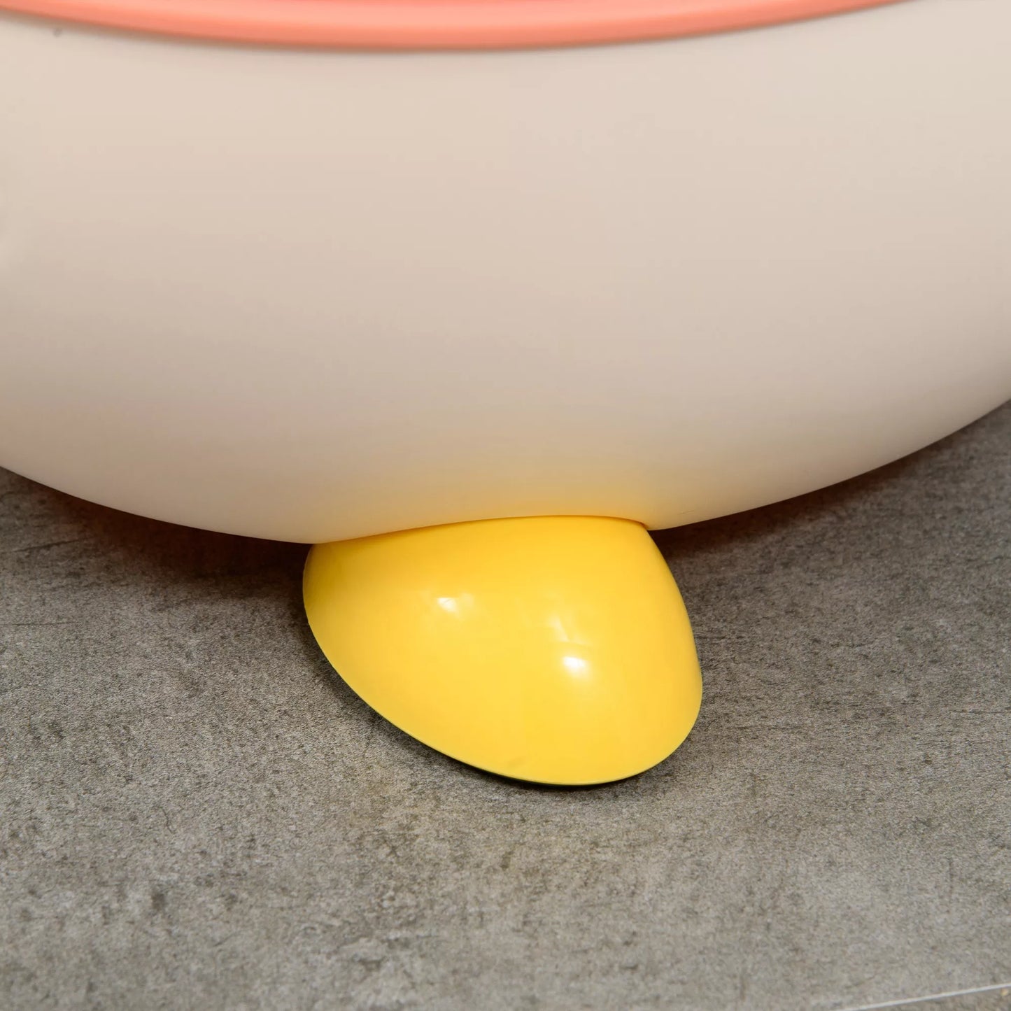 Vaikiškas puodukas vaikams nuo 0,5 iki 3 metų, neslidus, vidinis puodukas, apsauga nuo purslų, lapės dizainas, 34,5 x 35 x 23 cm