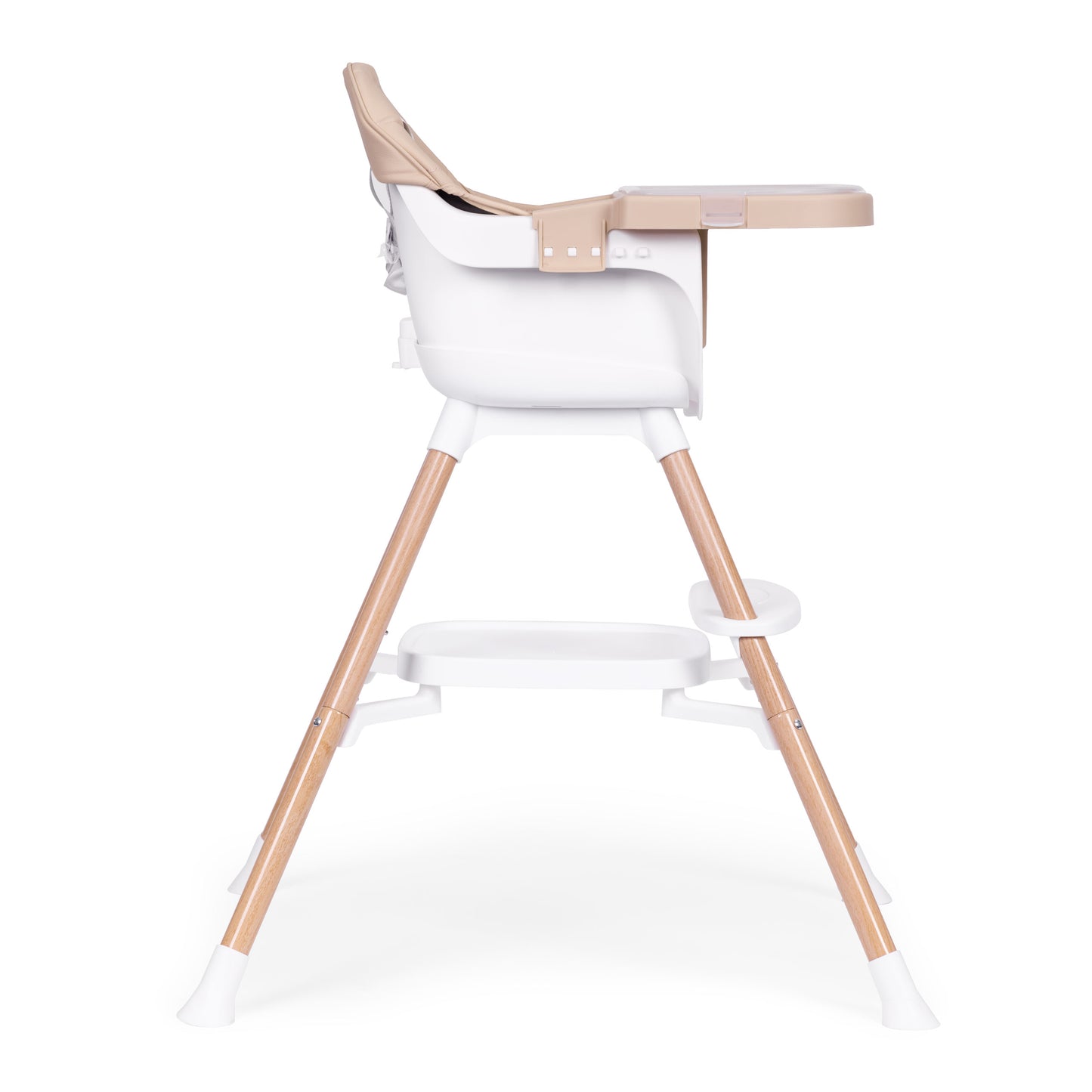 Vaikiška maitinimo kėdutė ECOTOYS 2-in-1 smėlio spalvos, 6–36 mėn.