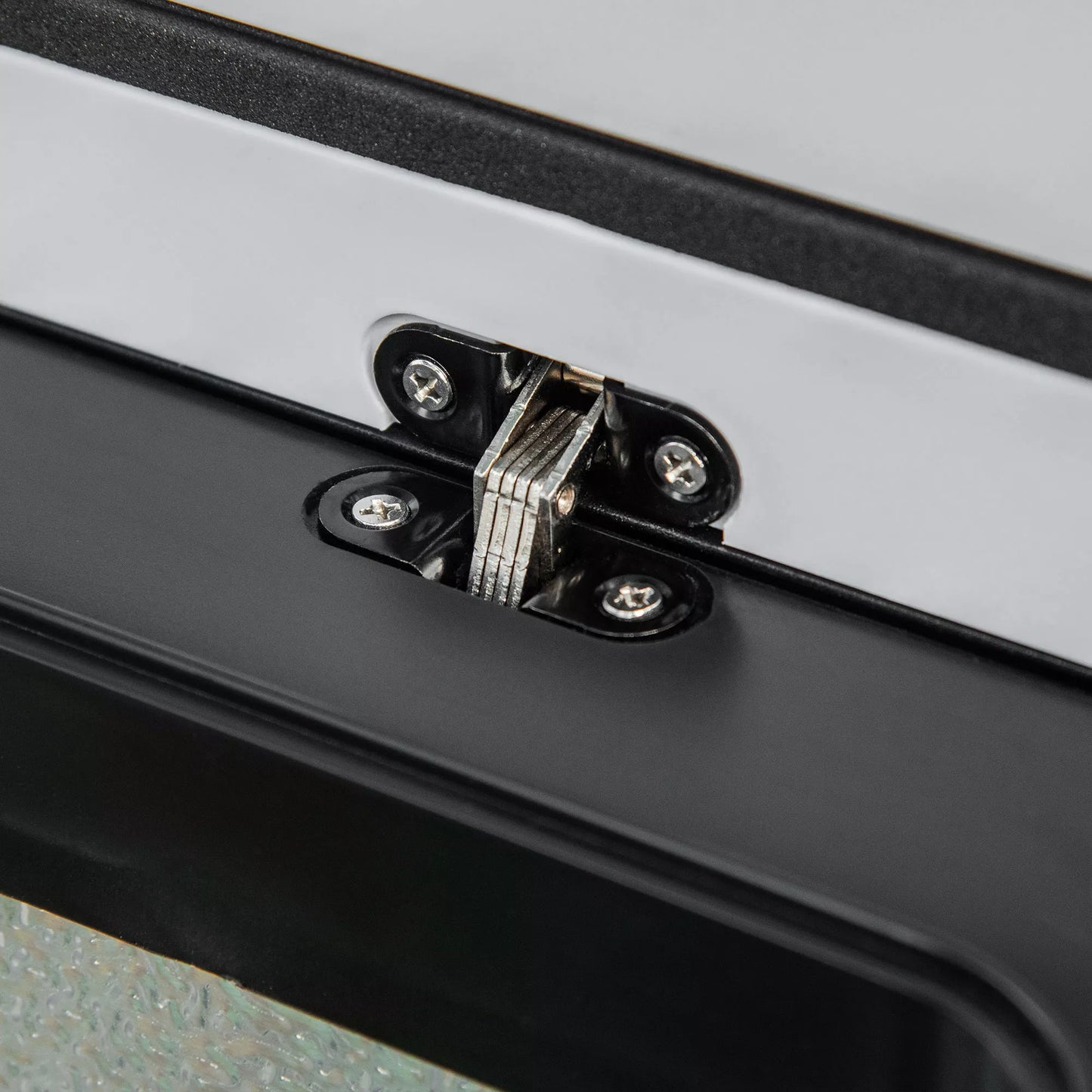 Automobilinė šaldymo dėžė 50L su LCD ekranėliu, 2 režimai, kompresorinis automobilinis šaldytuvas su rankenomis, skirtas laivams, kemperiams, kelionėms, 12/24V DC ir 110-240V AC, Pilka+Juoda