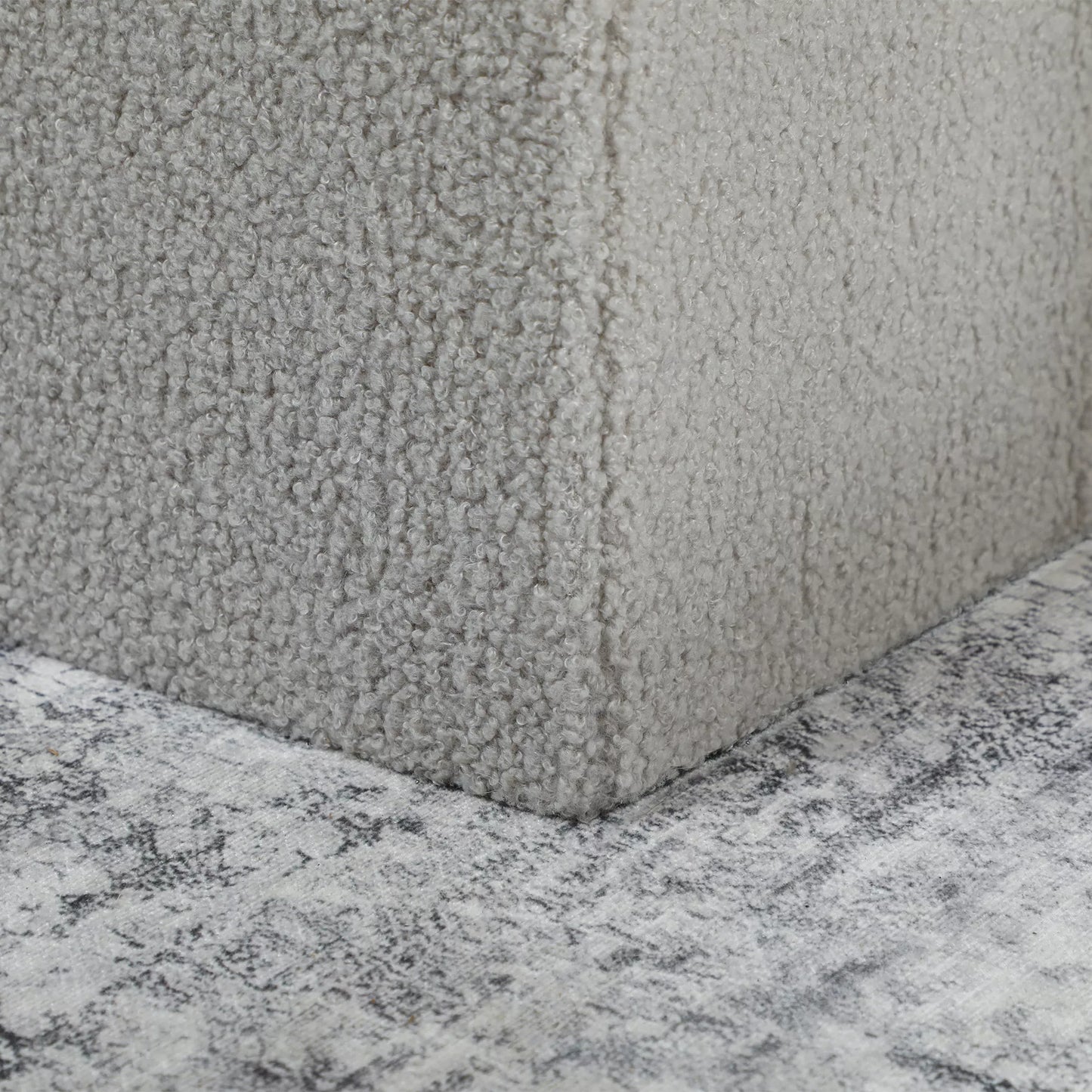 Laikymo pufas, minkštas suoliukas su daiktadėže ir dangčiu svetainei, miegamajam, koridoriui, šviesiai pilkas