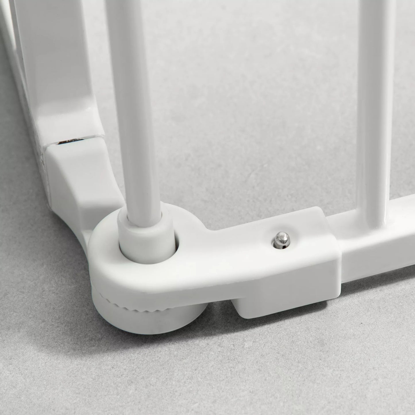 Lauko voljeras šuniukams, apsauginis atitvaras su durelėmis, sulankstomas, lankstus, 8 skydeliai po 60 x 76 cm, baltas