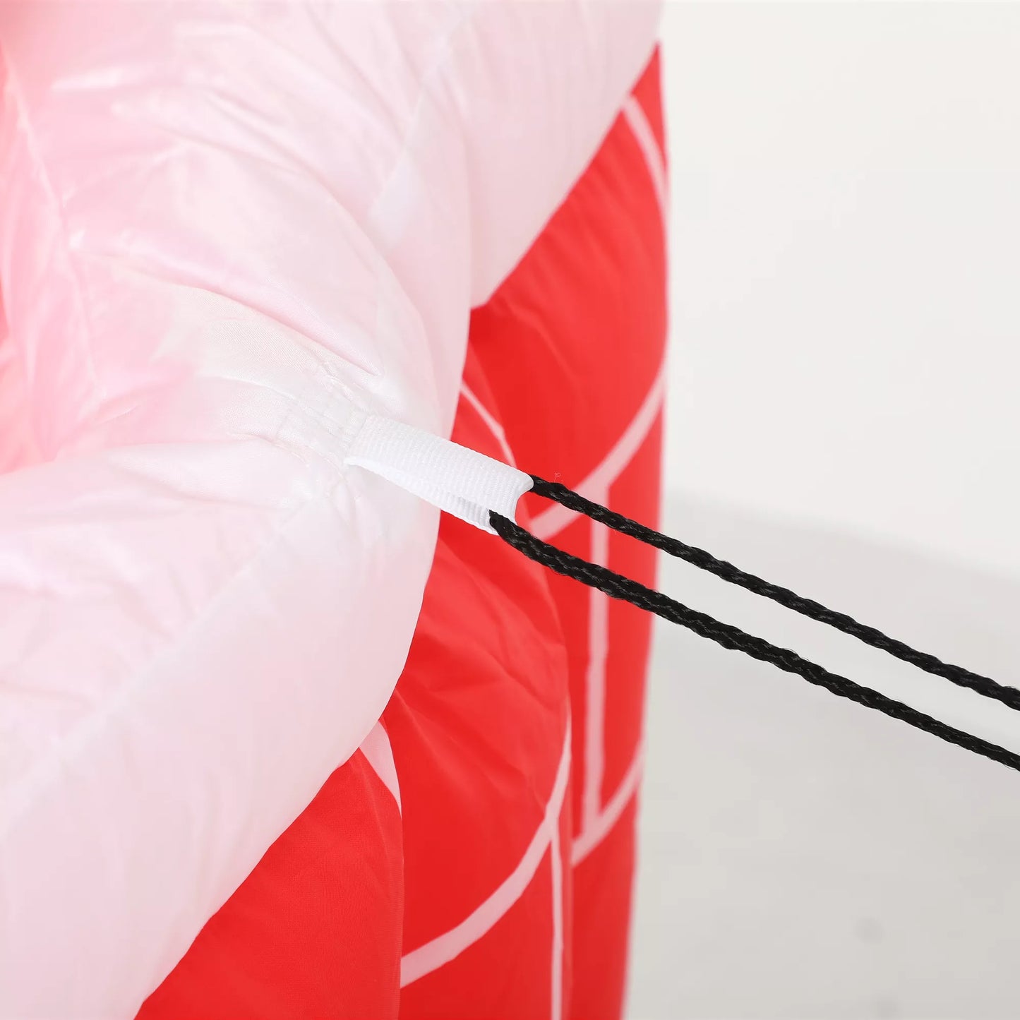 Pripučiama Kalėdų dekoracija, Kalėdų Senelis kamine, LED, pripūtiklis