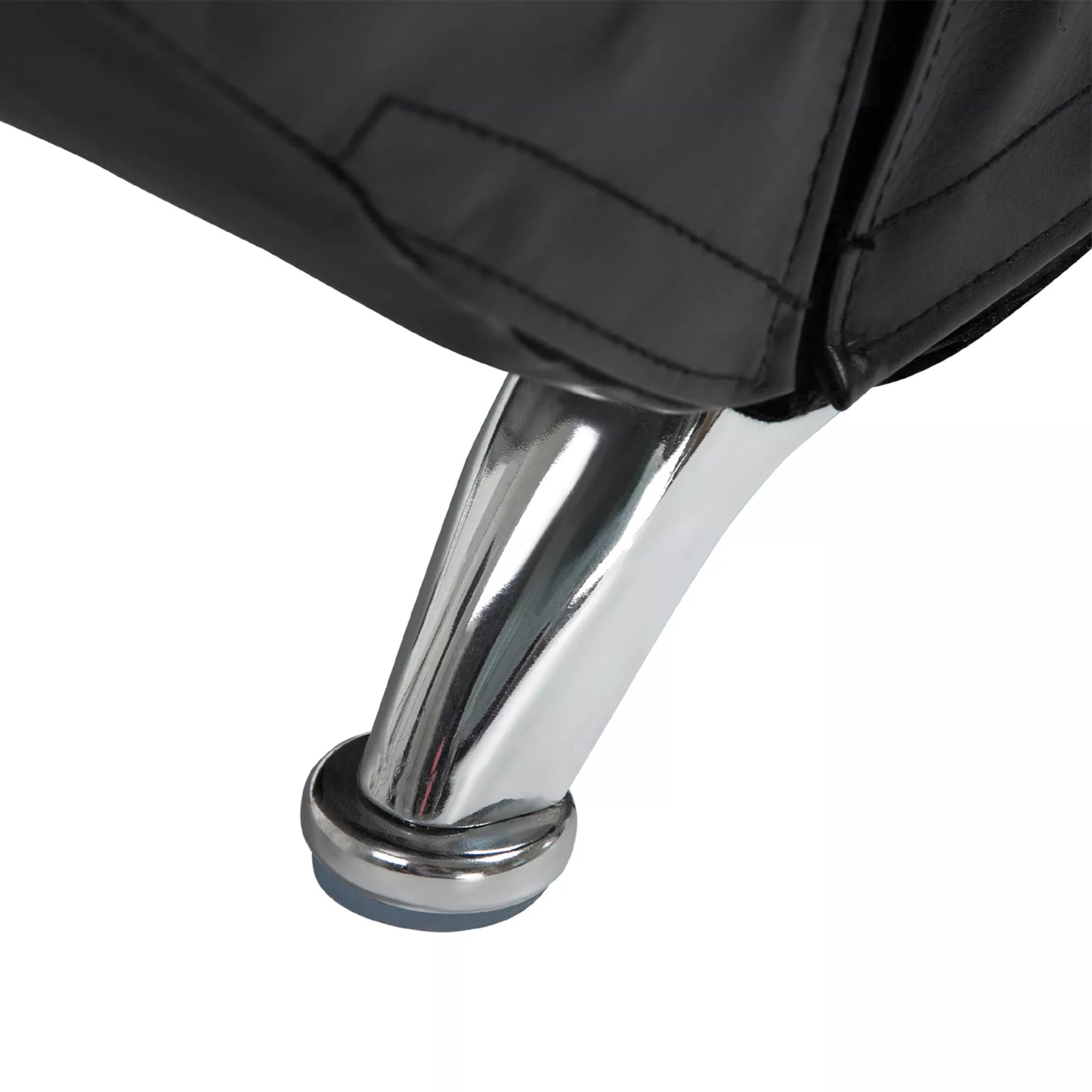 Atlošiama masažinė kėdė (lounge fotelis) Ergonomiška, su aukšta atlošo atrama, masažo funkcija ir pagalvėle, Zero-G dizainas. Dirbtinė oda, metalas, putplastis. Juoda. 58 x 163 x 87 cm