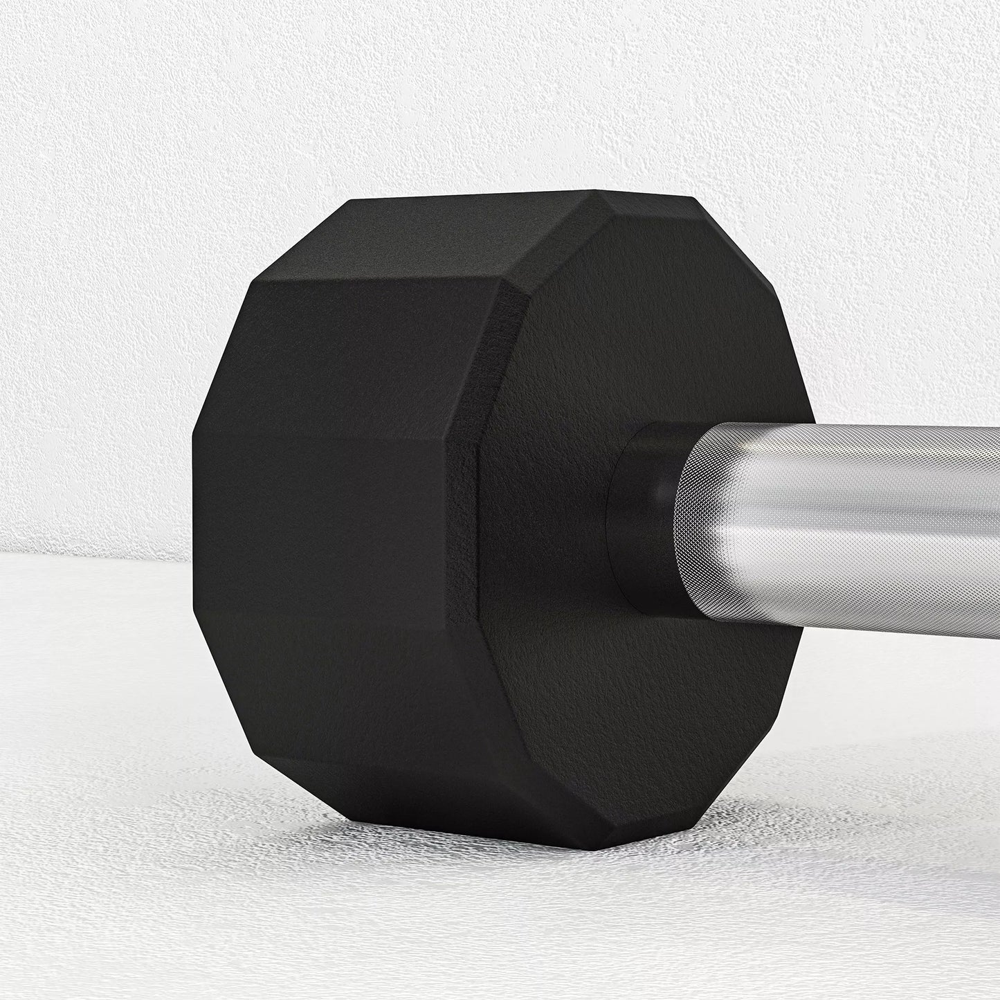 SPORTNOW Hantelių rinkinys 2 x 5kg, ne-riedančios, neslystanti rankena, guminė danga, metalo šerdis, juoda