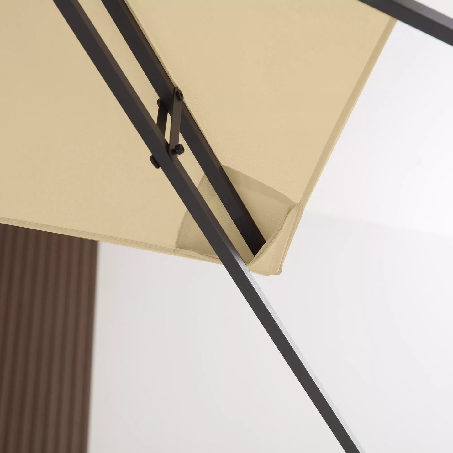 Paviljono stogo danga, paviljono stogas, 3×4 m, vandeniui atsparus, smėlio spalvos