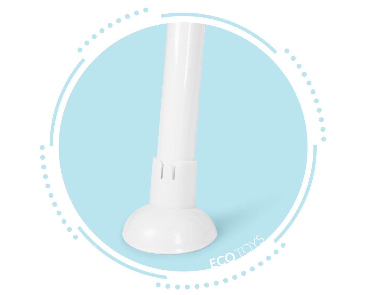 Vaikiška maitinimo kėdutė ECOTOYS 3-in-1, sulankstoma, pilka (6–36 mėn.)