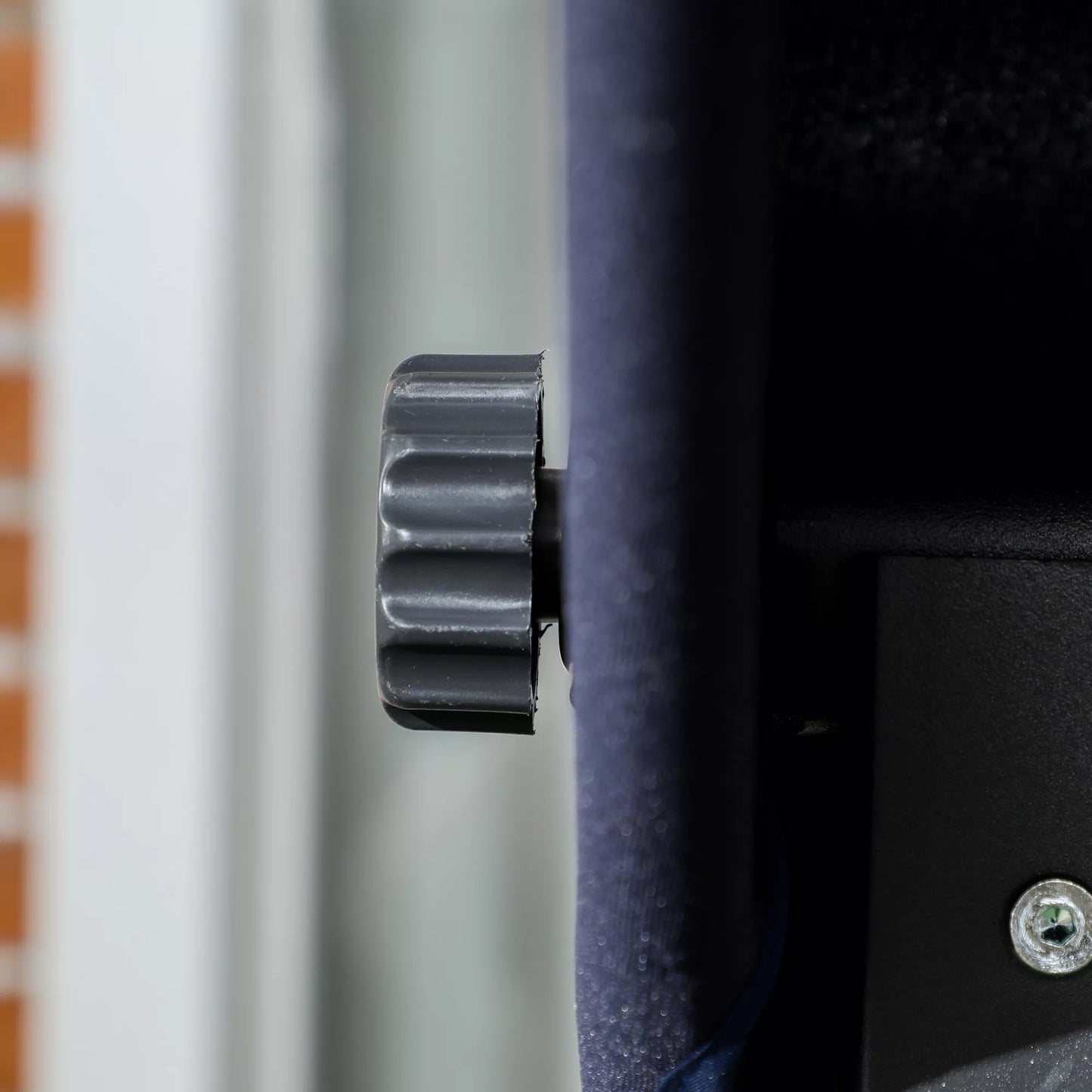 Lauko, sodo sūpynės Sodo sūpynės, 3 asmenims, reguliuojamas saulės stogelis, 198 x 118 x 168 cm, tamsiai mėlynos spalvos