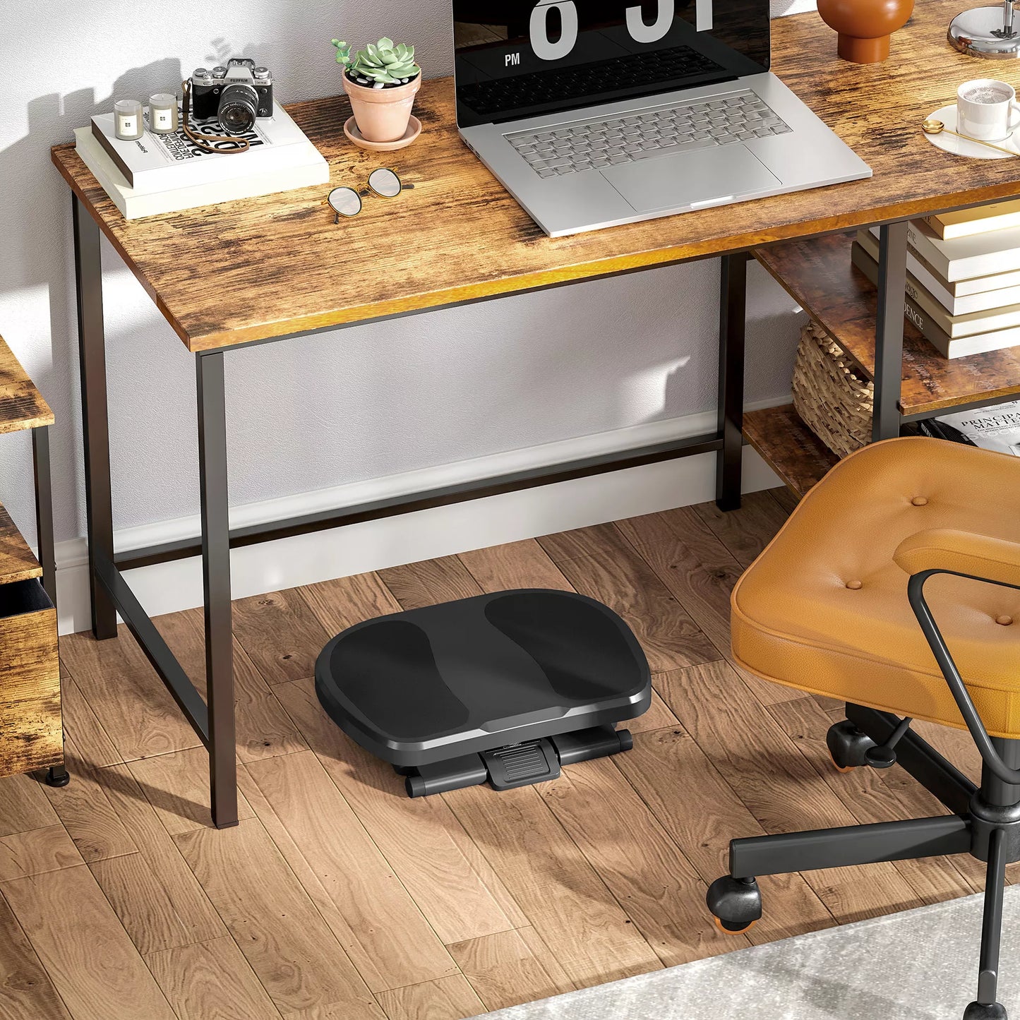 Kojų atrama, reguliuojamo aukščio, nuo 0-30° pasvirimo kampas, pilka