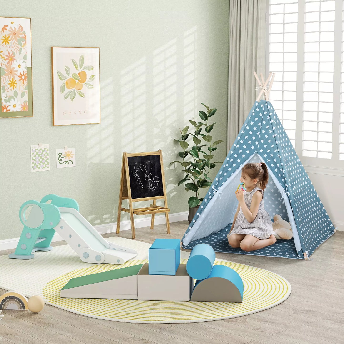 5 vnt. Putplasčio kaladėlės vaikams, minkštos, laipiojimui, statybinės kaladėlės, minkštos putplasčio kaladėlės, didelės kaladėlės, putplasčio blokeliai, kaladėlių rinkinys, žaidimo kaladėlės kūdikiams ir mažiems vaikams, įvairiaspalvės