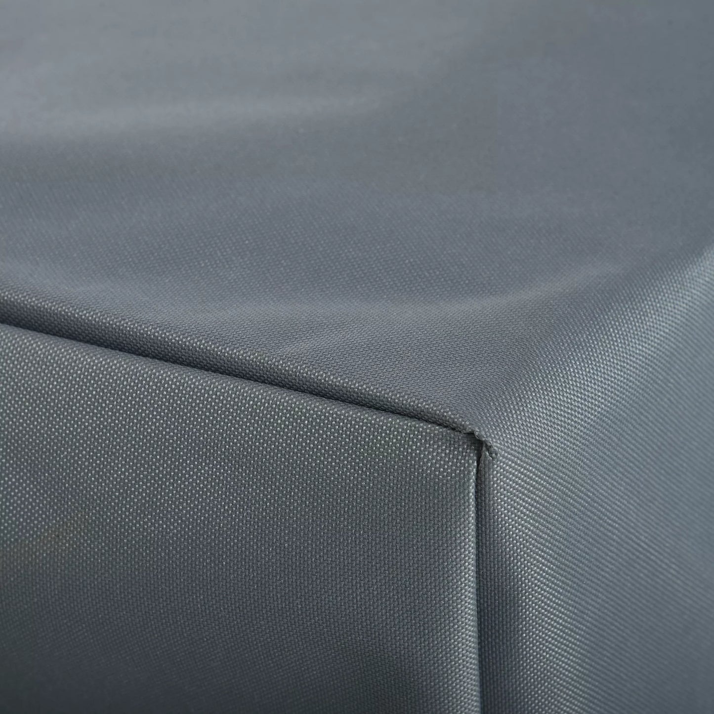 Sodų baldų apsauginis dangtis, atsparus žiemai, vandeniui, UV spinduliams, 600D Oxford audinys, 190,5 x 72 x 76 cm, šviesiai pilkos spalvos