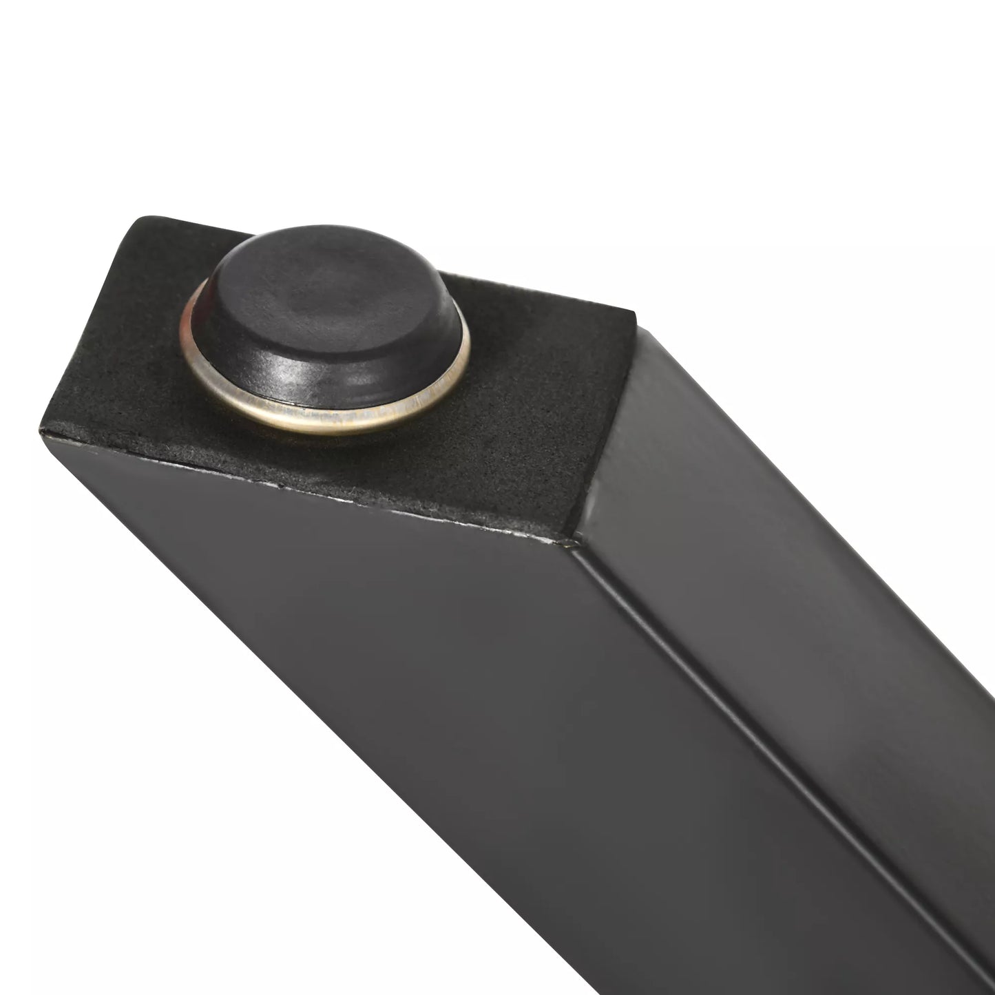 2 vnt. Plieninės stalo kojos / atramos, skirtos valgomajam stalui, rašomajam stalui, kavos staliukui, stalo pagrindas, X formos, juodos, 72 cm