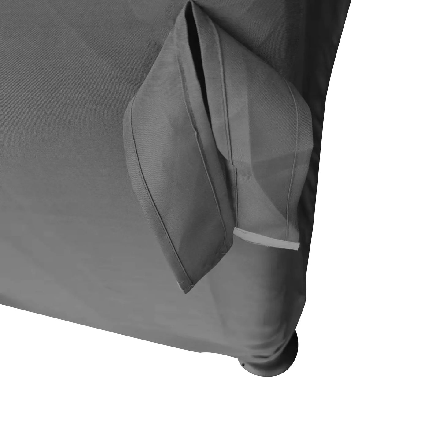 Sodo paviljonas Paviljonas 2,96 x 2,96 m Sodo palapinė su dvigubu stogu Šventinė palapinė su 4 šoninėmis dalimis Moskitų tinklas Atsparus atmosferos poveikiui Aliuminis Poliesteris Tamsiai pilka