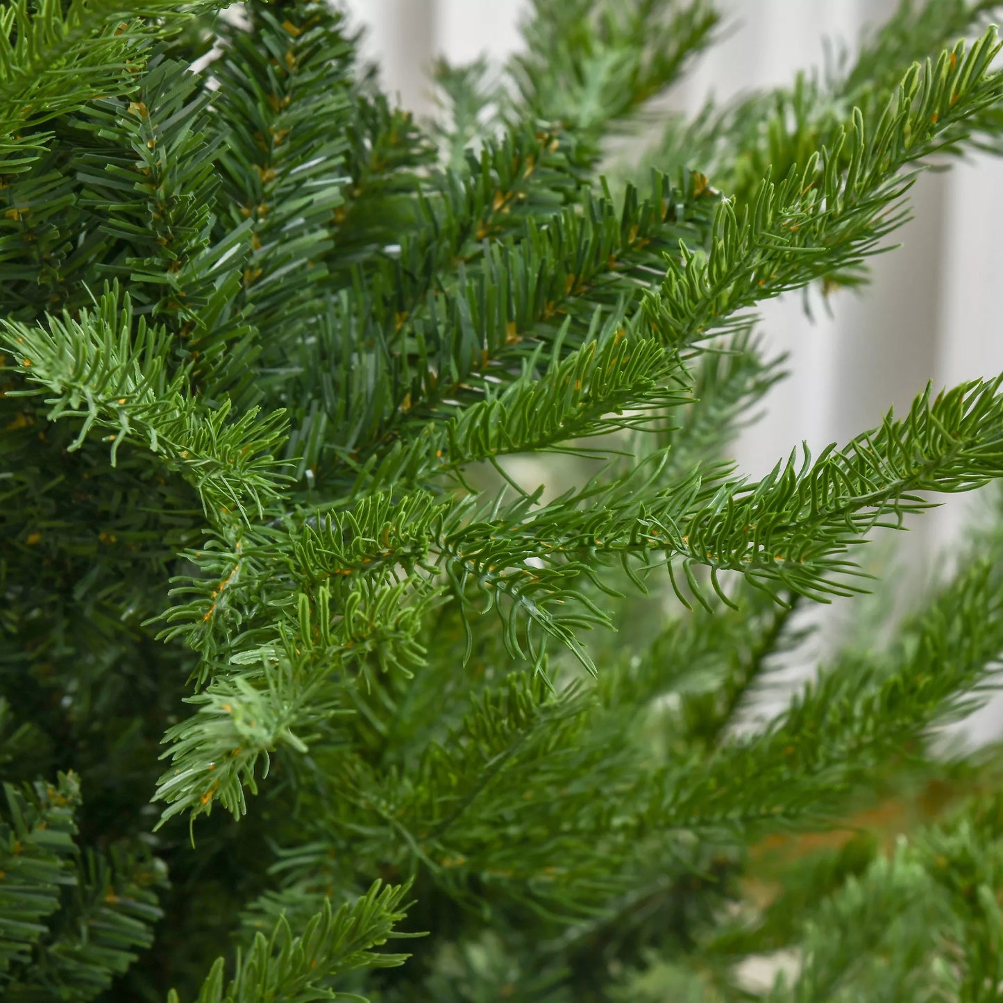 Kalėdinė eglė, dirbtinė, realistiška išvaizda, greitas surinkimas, plastikas, žalia, 136 x 136 x 180cm