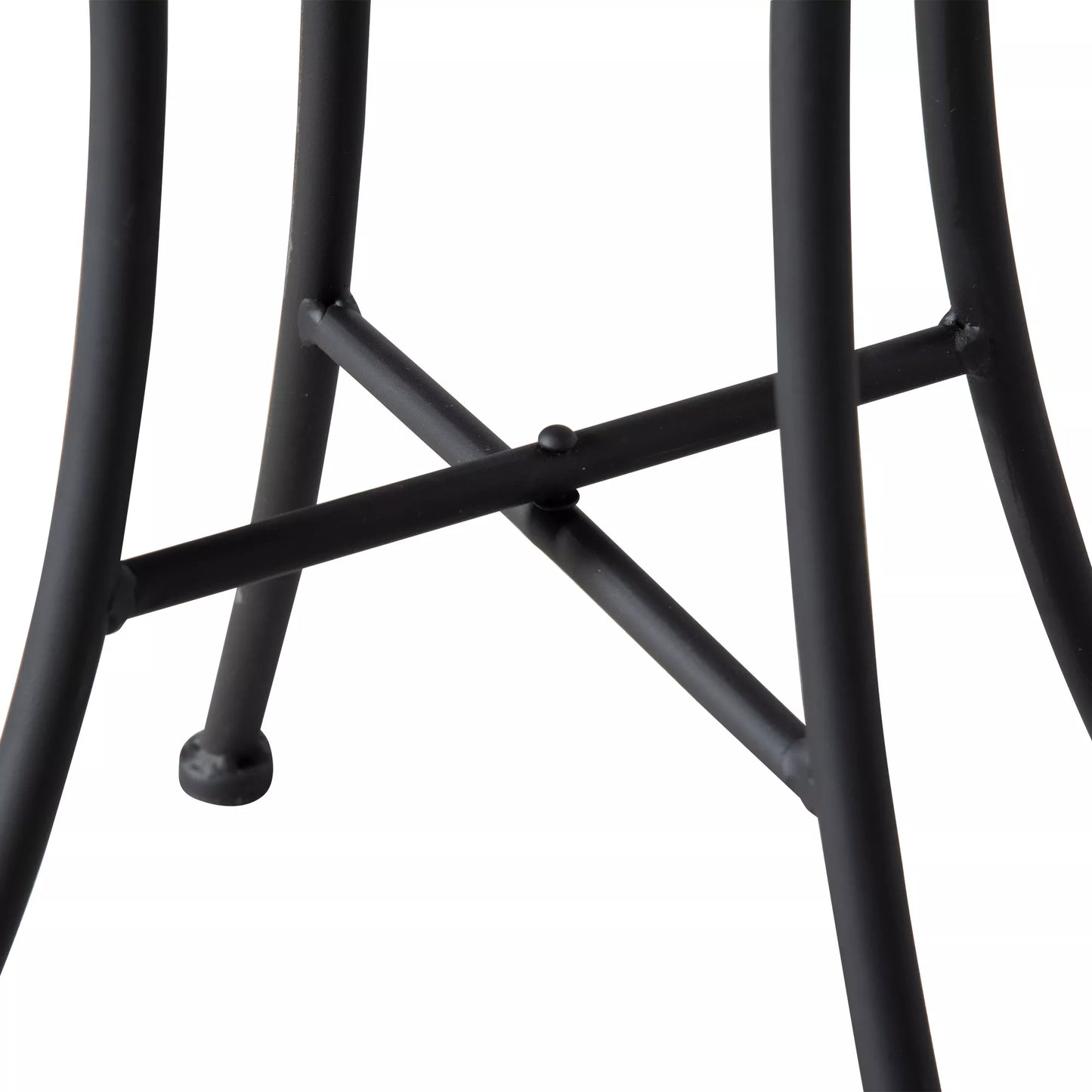 Tvirtas lauko staliukas Ø35,5cm apvalus, atsparus oro sąlygoms, tinklelio stiliaus balkono staliukas su mozaikos raštu, metalinis kempingo staliukas, kavos staliukas svetainei, biurui, lauke ir viduje, geltonas+pilkas