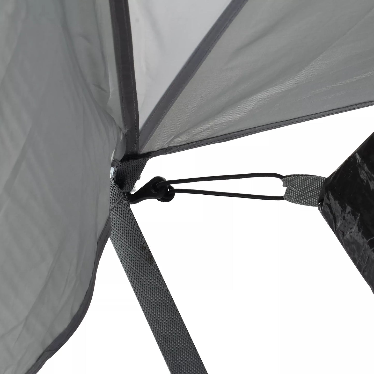 Kempingo palapinė 2-3 žmonėms, stiklo pluošto konstrukcija, durys su užtrauktuku, tinklelinis langas, transportavimo krepšys, kupolinė palapinė, 190T, 2000 mm atsparumas vandeniui, stiklo pluoštas, pilka