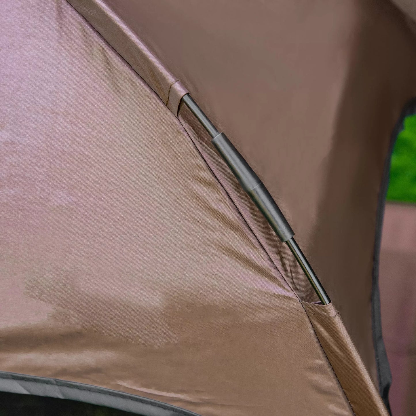 Pakelta šunų lova su baldakimu, naminių gyvūnų lova, šunų lova lauke su stogu, kvėpuojanti, tafto audinys, skirta kempingui, 76 x 61 x 73 cm