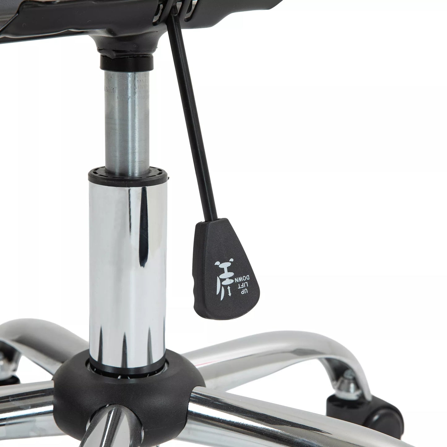 Namų biuro kėdė, Ergonomiška darbo kėdė su svyravimo funkcija, "Teddy" aksomo išvaizda 56 x 61 x 86 cm Pilka