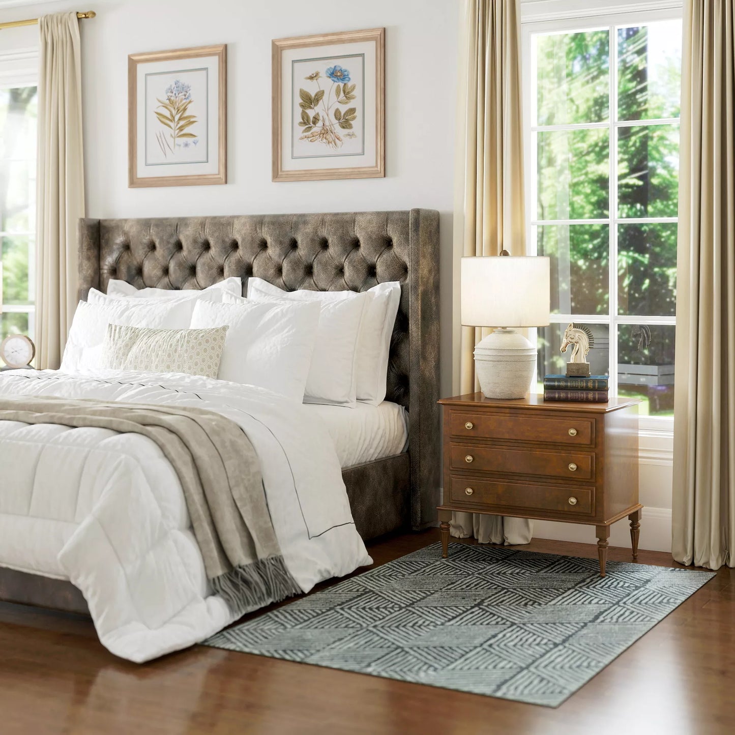 Kilimas Modernus stiliaus kilimas, skalbiamas kilimas 150 x 80 cm Tamsiai pilkas