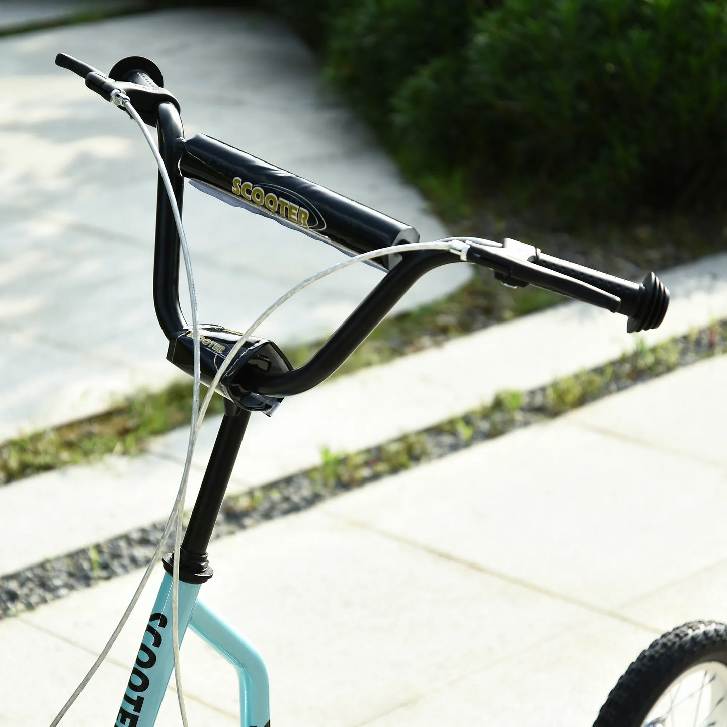 Vaikams nuo 5 metų paspirtukas, riedlentė, miesto paspirtukas, vaikiškas paspirtukas su pneumatinėmis padangomis 16/12 colių Mėlynas 135 x 58 x 88-94 cm