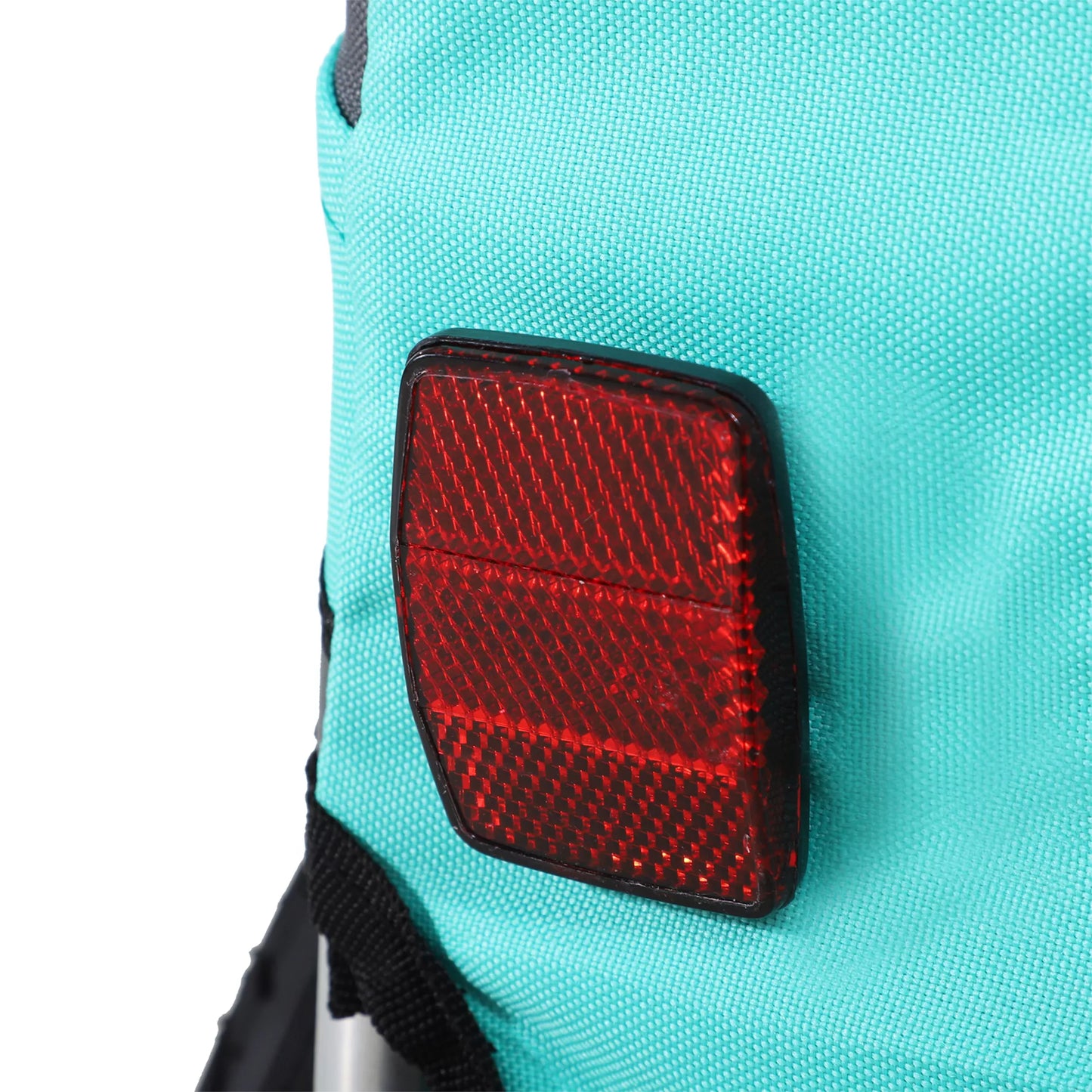 Naminių gyvūnų priekaba Šunų priekaba Dviračių priekaba iki 20 kg Sulankstoma Atšvaitas Apsauga nuo lietaus Plienas Pilka + žalia 130 x 73 x 90 cm