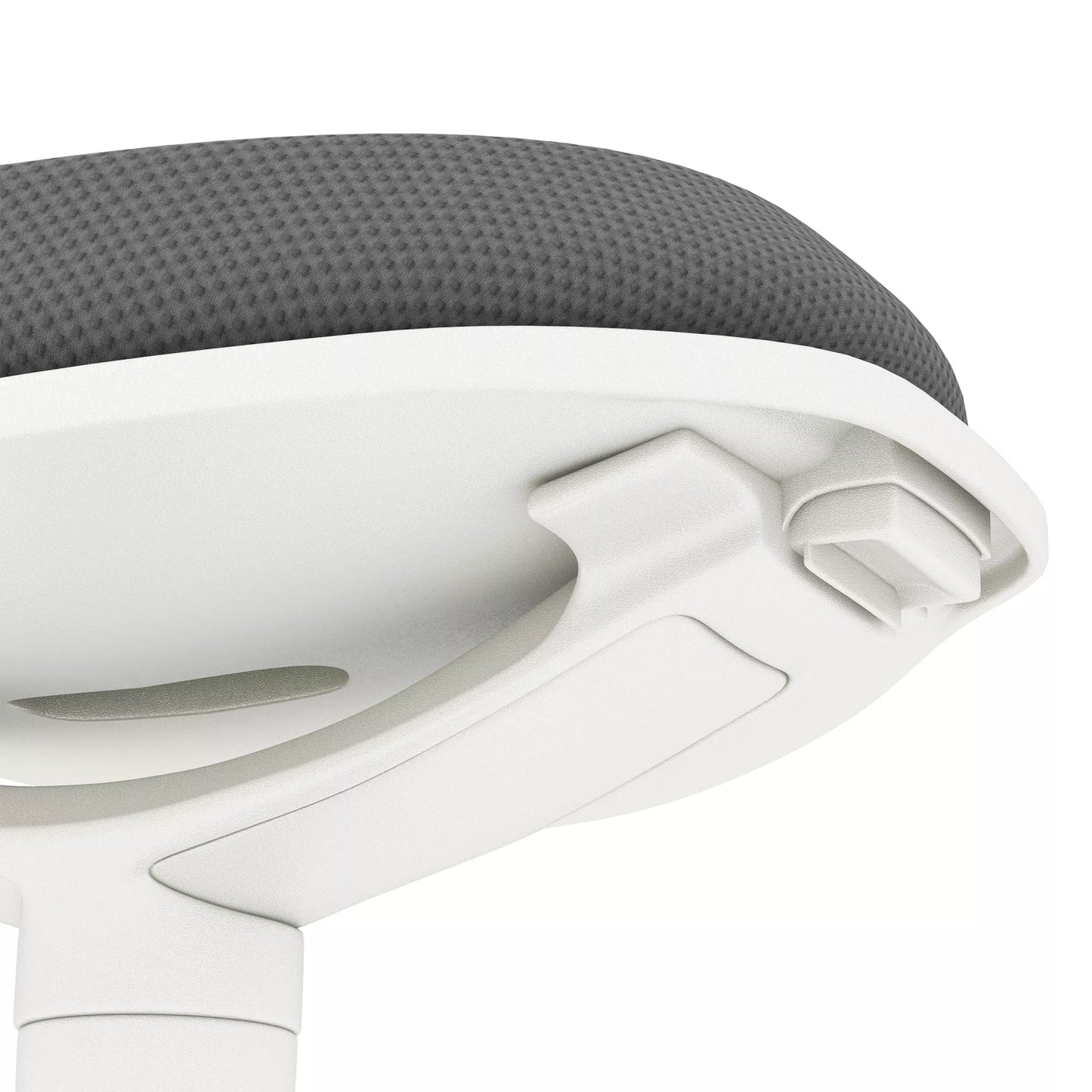 Biuro taburetė, ergonomiška pusiau stovima kėdė, reguliuojamo aukščio, iki 120 kg, 42,5 x 35,5 x 56,5-71,5 cm, pilka