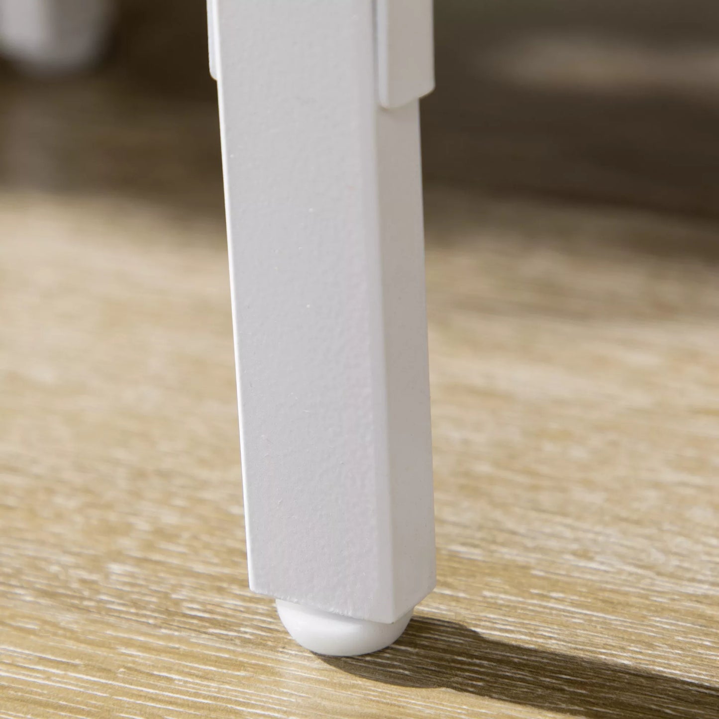 Pastatomas šviestuvas su 2 lentynomis, grindų šviestuvas, kojinis jungiklis, 40 W. E27, Natūralios spalvos + Balta