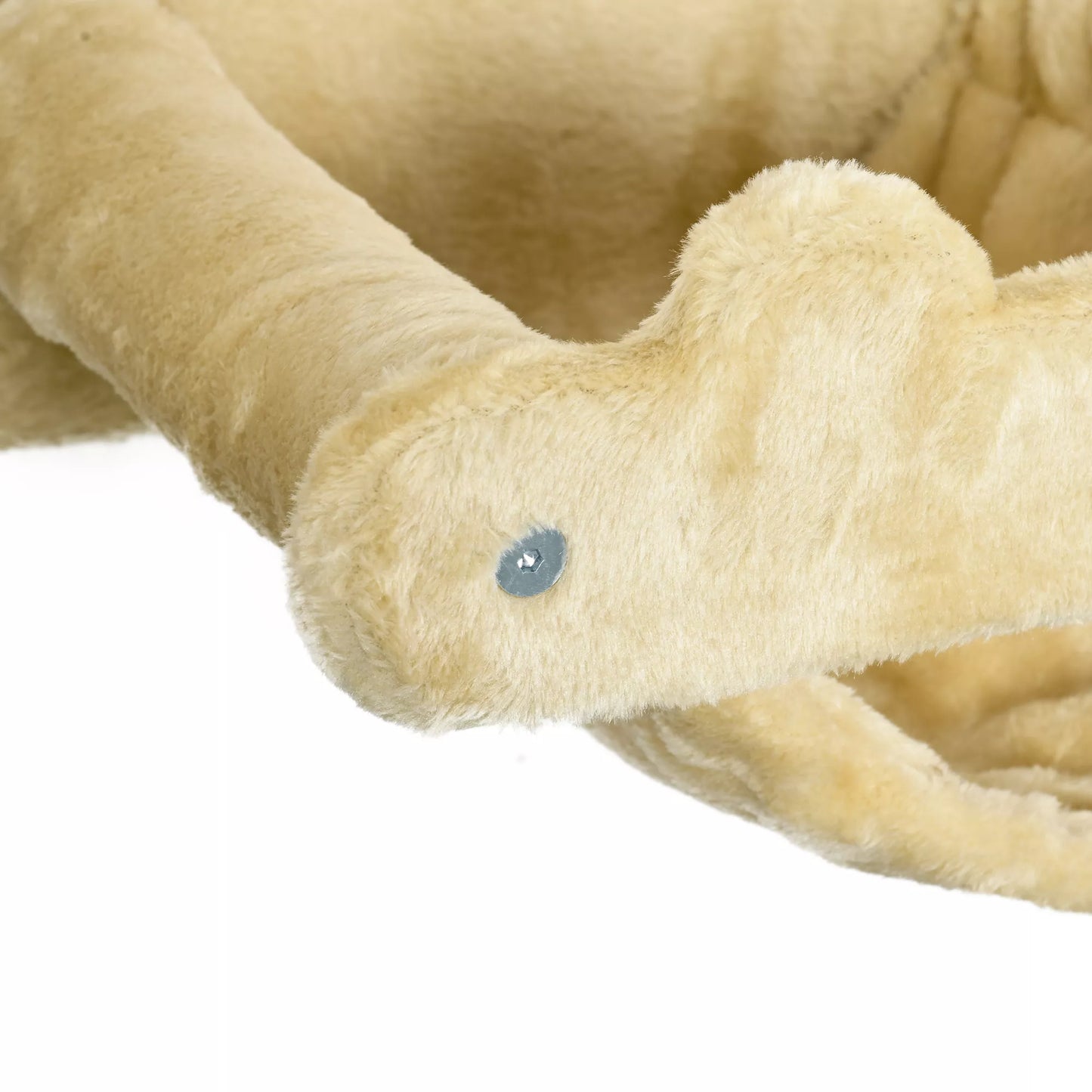 Kačių laipteliai, 5 dalių komplektas, 2 draskyklės, 2 plokštumos su pliušiniu apmušalu, hamakas, smėlio spalvos