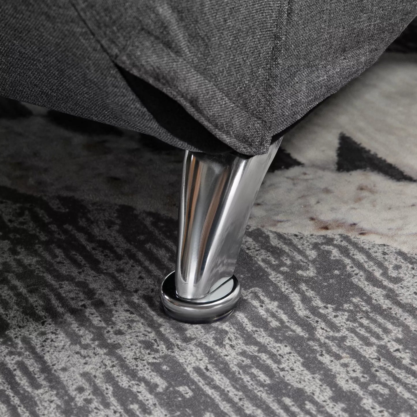 Masažinė, atpalaiduojanti, gulima kėdė, 8 vibracijos taškai, 5 režimai, 56 x 168 x 84 cm, pilka