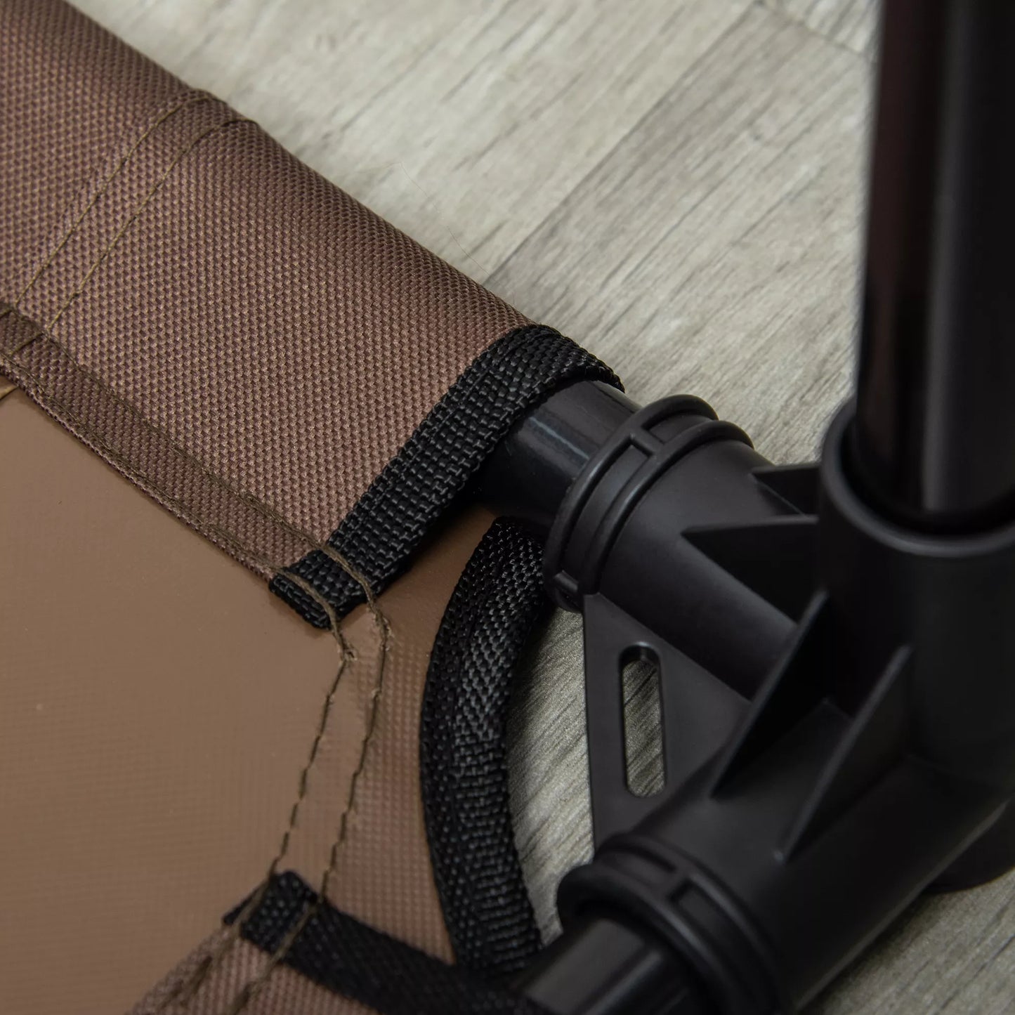 Pakelta šunų lova su baldakimu, naminių gyvūnų lova, šunų lova lauke su stogu, kvėpuojanti, taftas, skirta kempingui, 92 x 76 x 90 cm