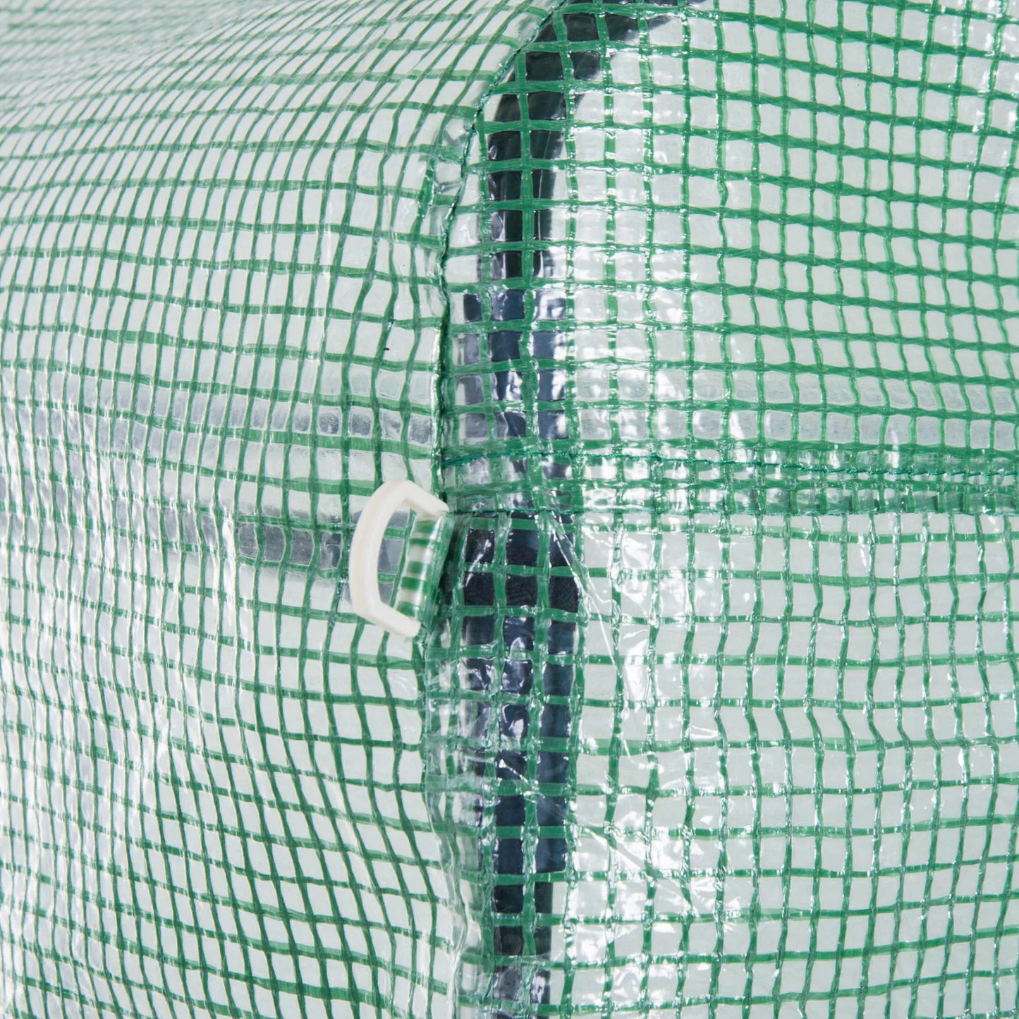 Folių šiltnamis, šiltnamis, įvažiuojamas, tinkliniai langai, metalinis rėmas, 4x3x2m, žalias