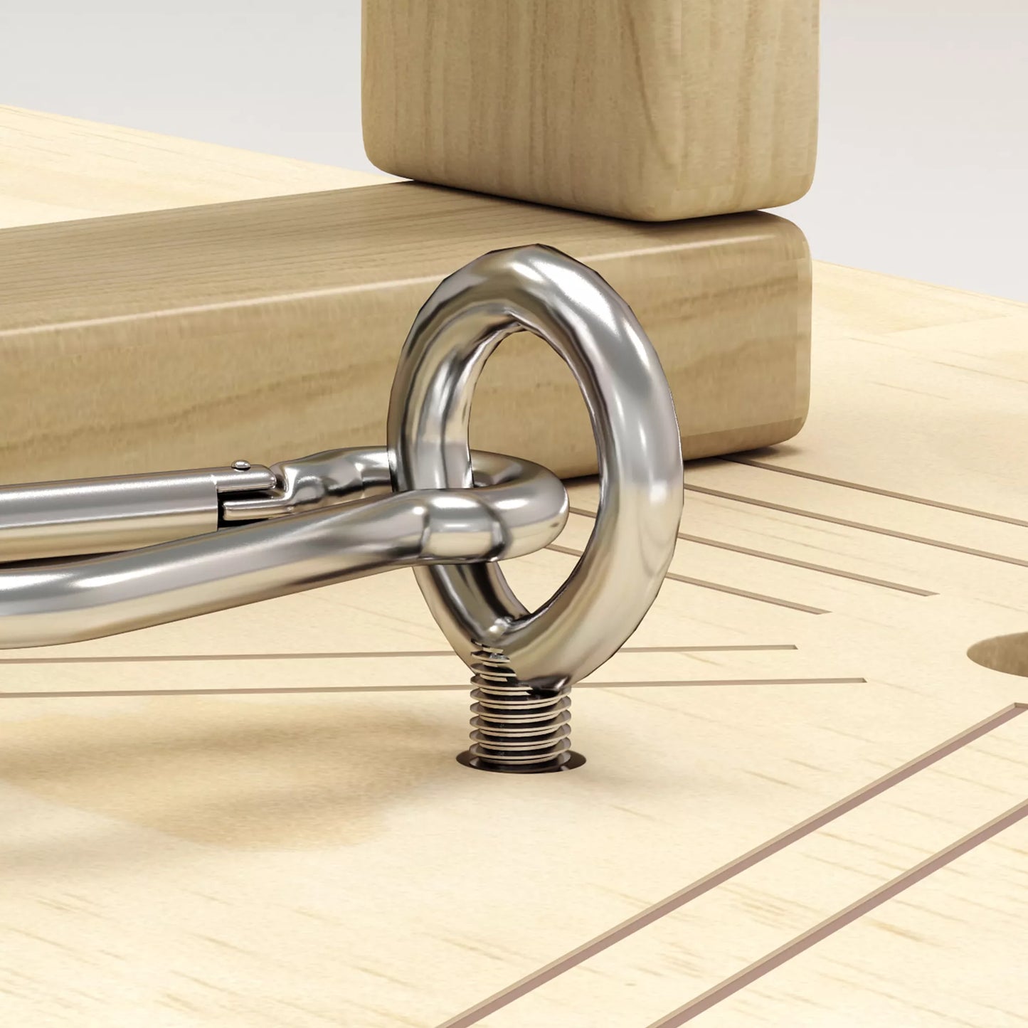 Rinkinys stovų atsispaudimams, rankenos atsispaudimams su treniruočių lenta ir pasipriešinimo juostomis, medinis