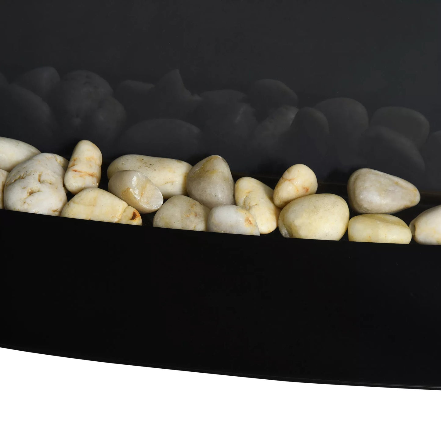 Elektrinis židinys su šildymu, sieninis židinys su LED liepsnos efektu, 7 liepsnos spalvos, 1000/2000 W, elektrinis židinys su laikmačiu, reguliuojamas termostatas, dekoratyvinis židinys su nuotolinio valdymo pultu, juodas, 89,2 cm