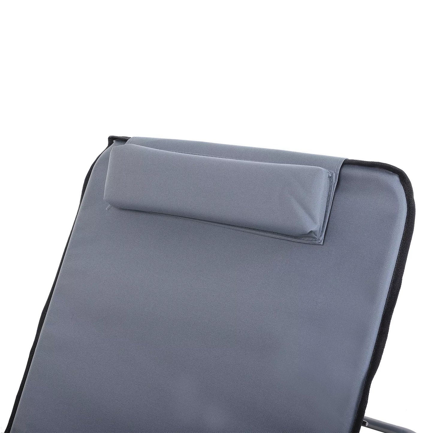 Sulankstomas gultas Sodo gultas su pagalve Gultas su 5 pakopų reguliuojamu atlošu Paplūdimio gultas su nešimo maišeliu Sodo kėdė sodui Atostogoms Lauke Paplūdimyje Baseine, Pilka