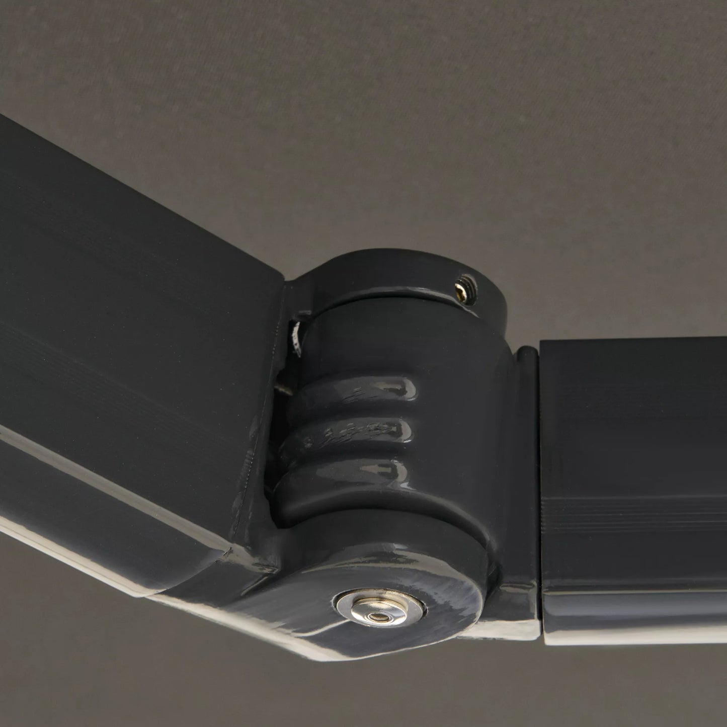 Elektrinė markizė, su nuotolinio valdymo pulteliu, su montavimo rinkiniu, metalinis rėmas, tamsiai pilka, 3 x 2,5 m