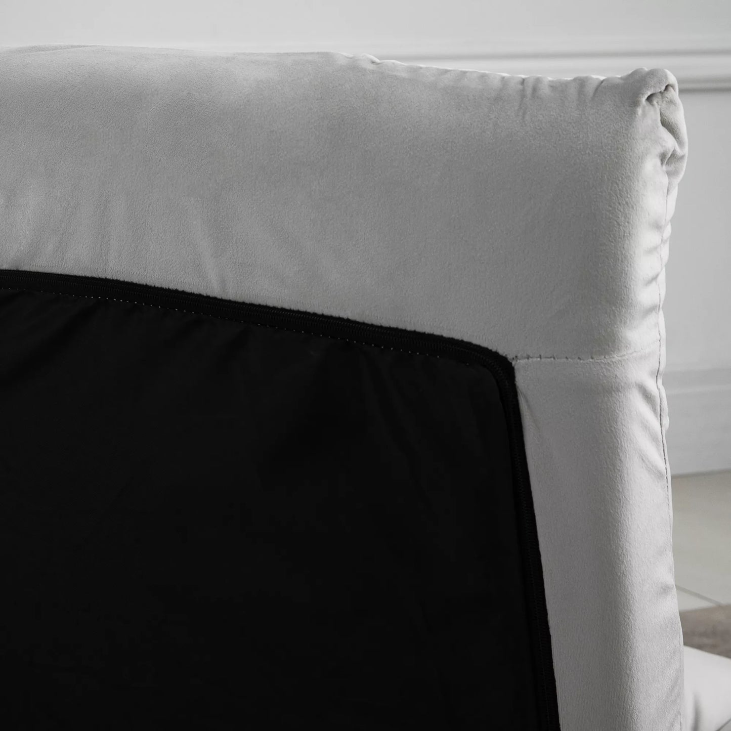 Sulenkiama grindinė kėdė su atlošo reguliavimo funkcija, paminkštinta poilsio kėdė TV žiūrėjimui, skaitymui, meditacijos kėdė "Lazy Sofa" skaitymo fotelis meditacijai namuose, pilka