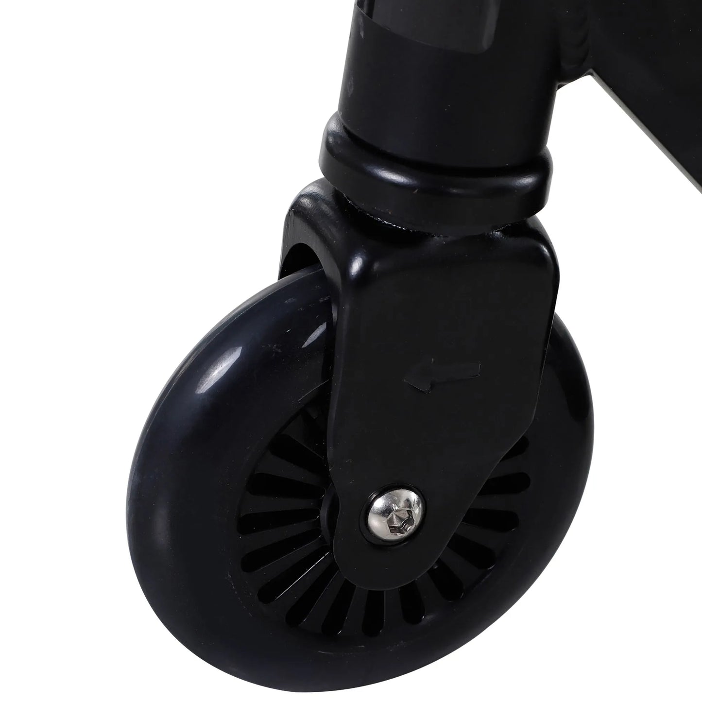 Pro Stunt Paspirtukas vaikams ir suaugusiems, Freestyle paspirtukas, 100mm PU ratukai, Aliuminio juodos spalvos, triukams