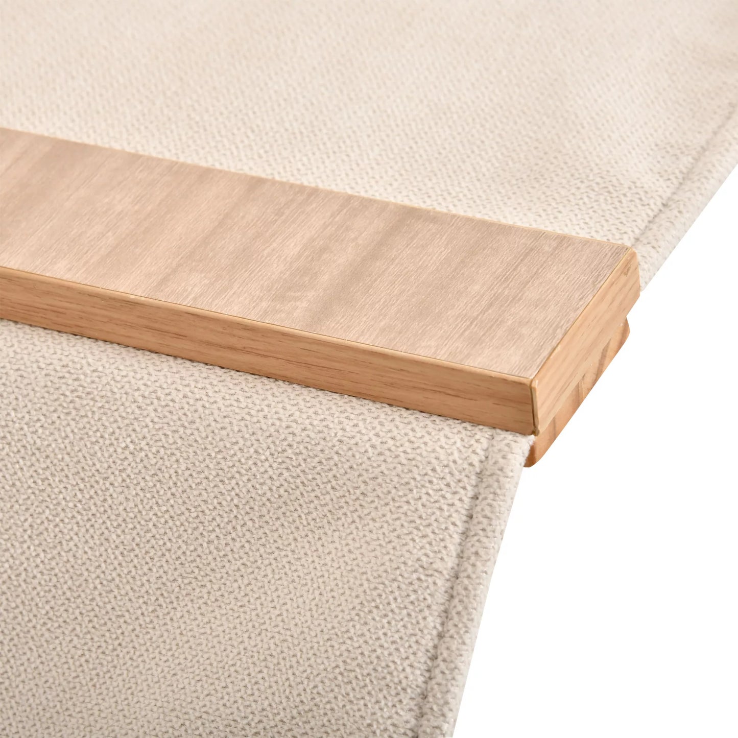 4 dalių katės laipiojimo sienelė su draskykle, katės laipteliais, katės baldais, hamaku, šviesiai rudos spalvos, sizalis, akrilas, pušis