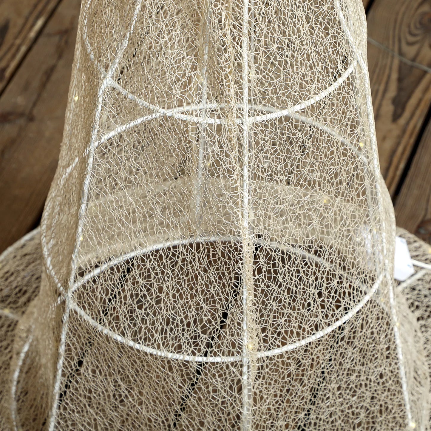 2,15 m apšviestas šviestuvas, 155 LED lemputės, Kalėdinis lauko šviestuvas, Raudona juostelė, atsparus vandeniui, sodui, terasai