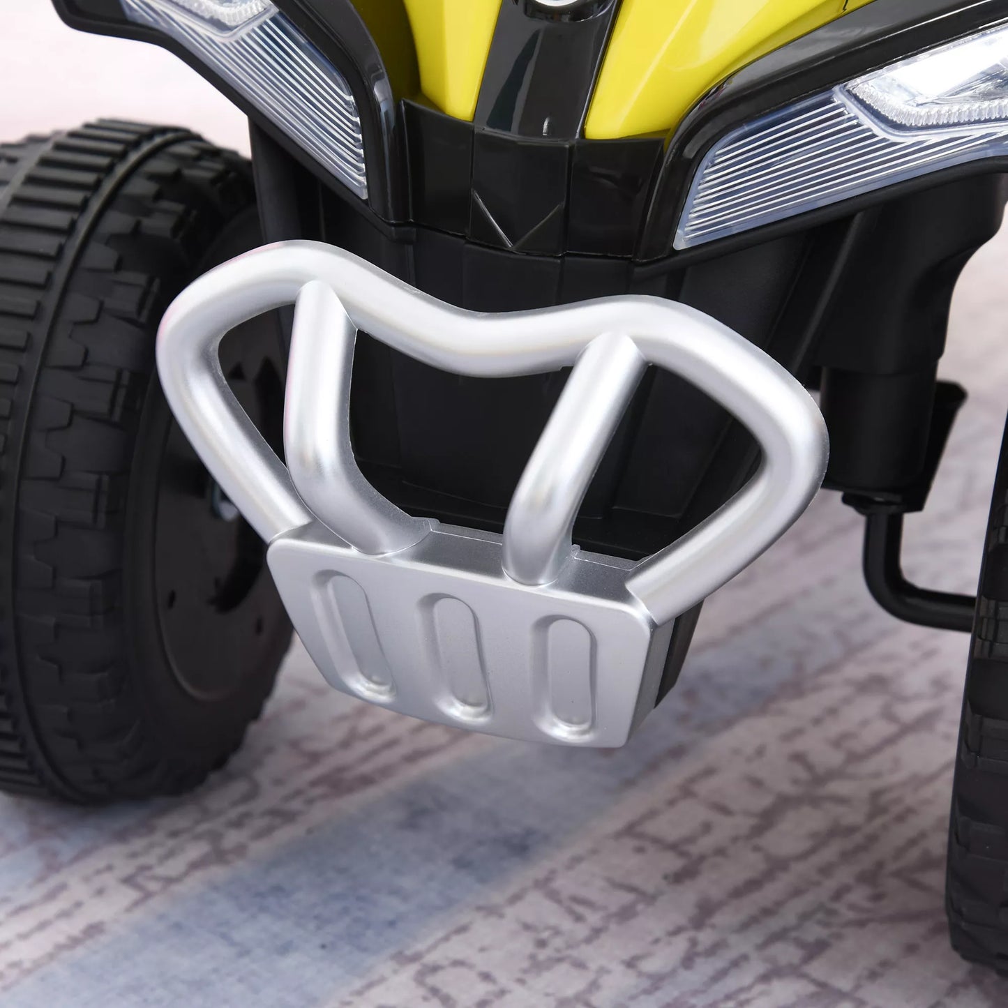 Vaikiškas paspiriamasis automobilis 18-36 mėnesių vaikams, geltonas