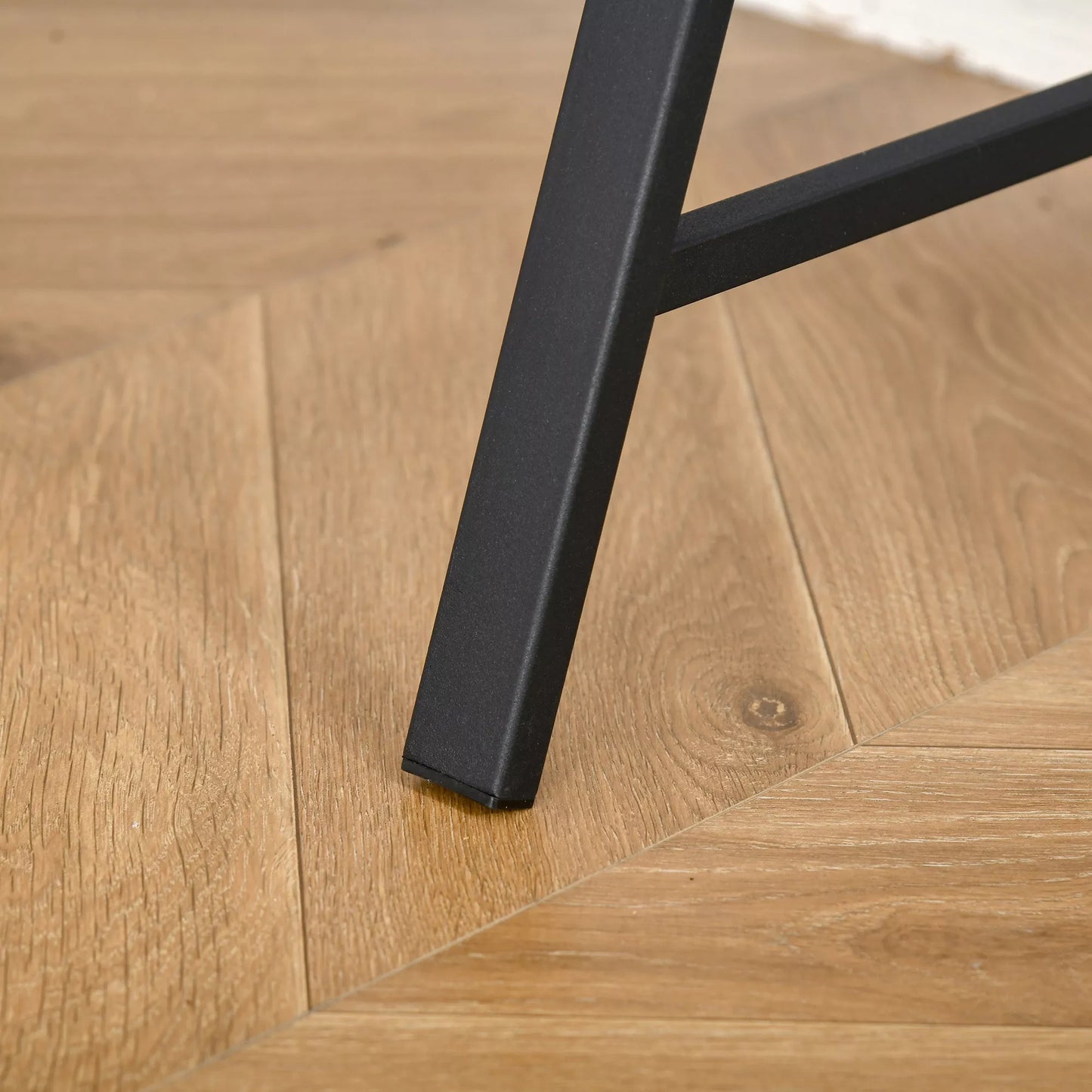 Rašomasis stalas, kompiuterio stalas su lentyna ir kabelių valdymo sistema, modernus rašomasis stalas su metaliniu rėmu darbo kambariui, miegamajam, namų biurui, 84 x 45 x 85 cm, juodas