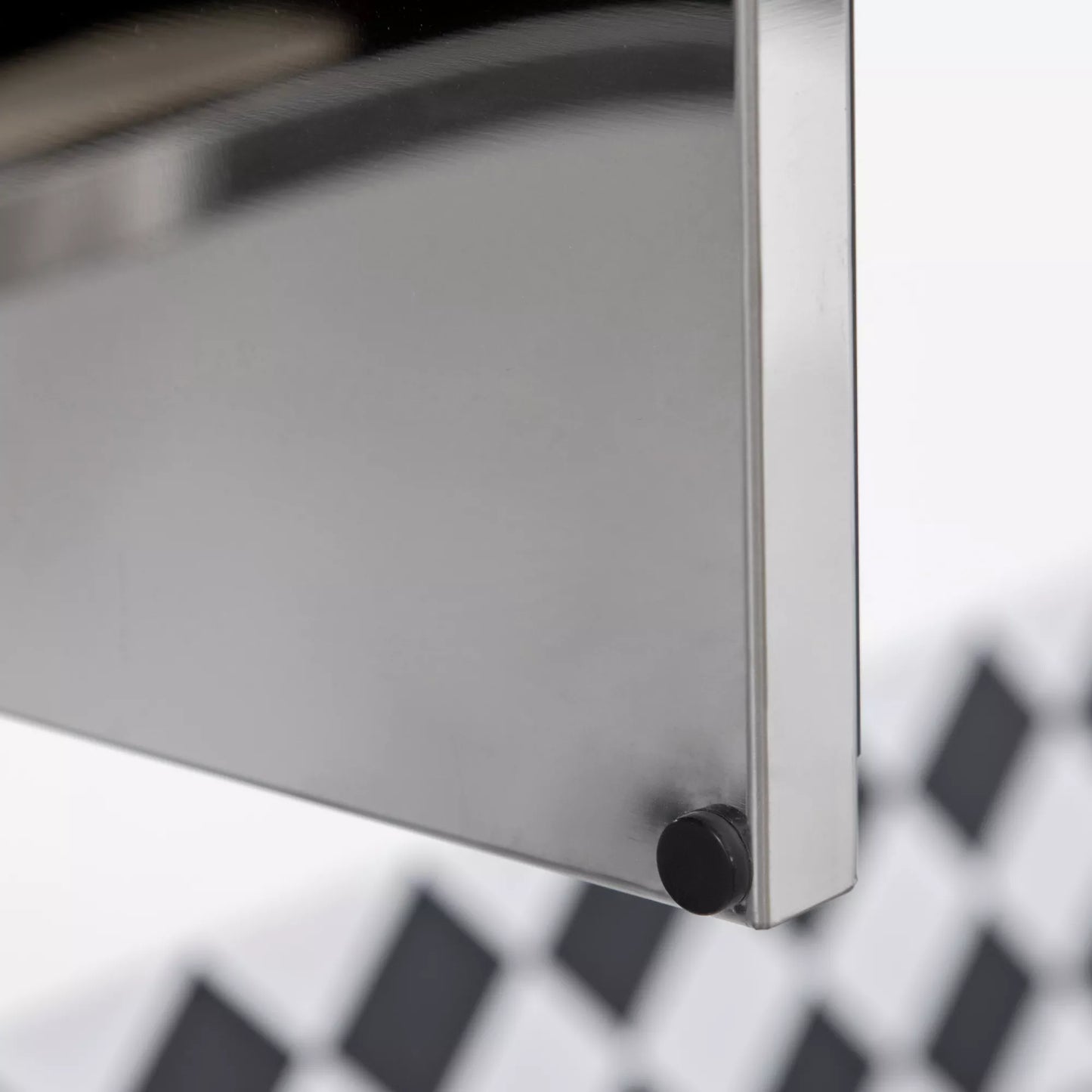 kleankin Vonios spintelė su veidrodžiu, 3 veidrodinės durys, 5 vidinės lentynos, nerūdijantis plienas, spalva: sidabrinė, 70 x 12 x 55 cm