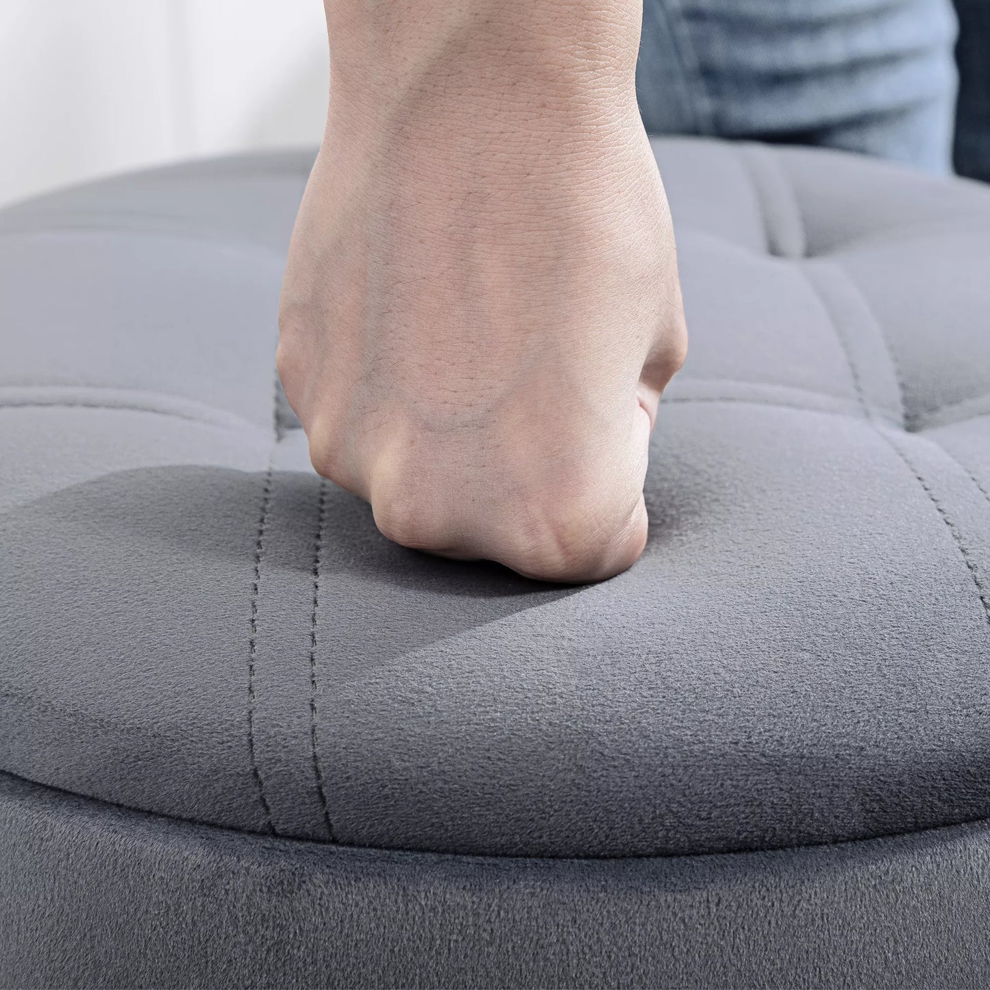 Baro kėdė, reguliuojamo aukščio su daiktadėže, aksomas ir plienas, 39x39x65 cm