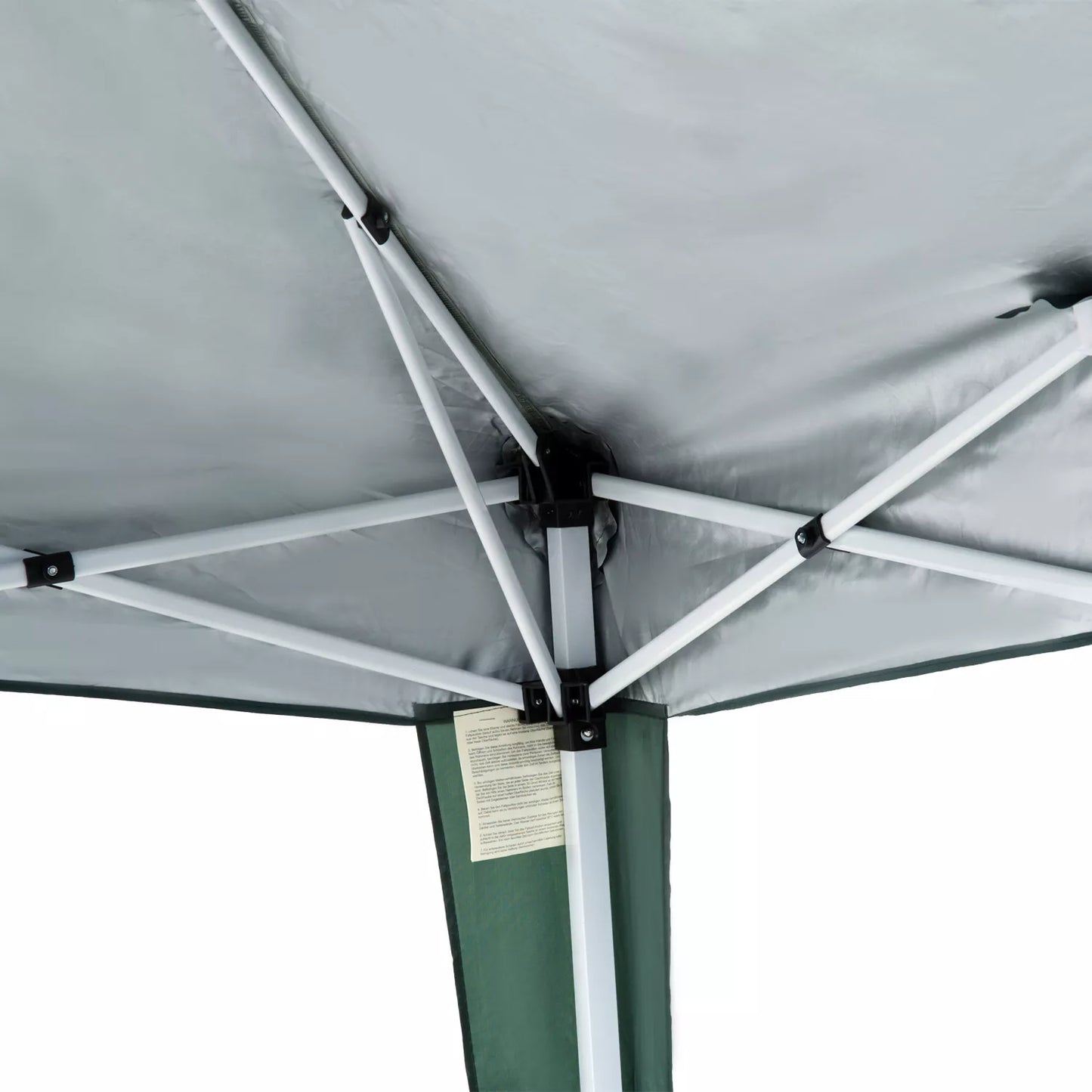 Sulankstomas paviljonas 2,4x2,4m, sulankstoma palapinė su UV apsauga, vakarėlių palapinė su nešimo taše, skirta sodui, balkonui, plienas, žalia