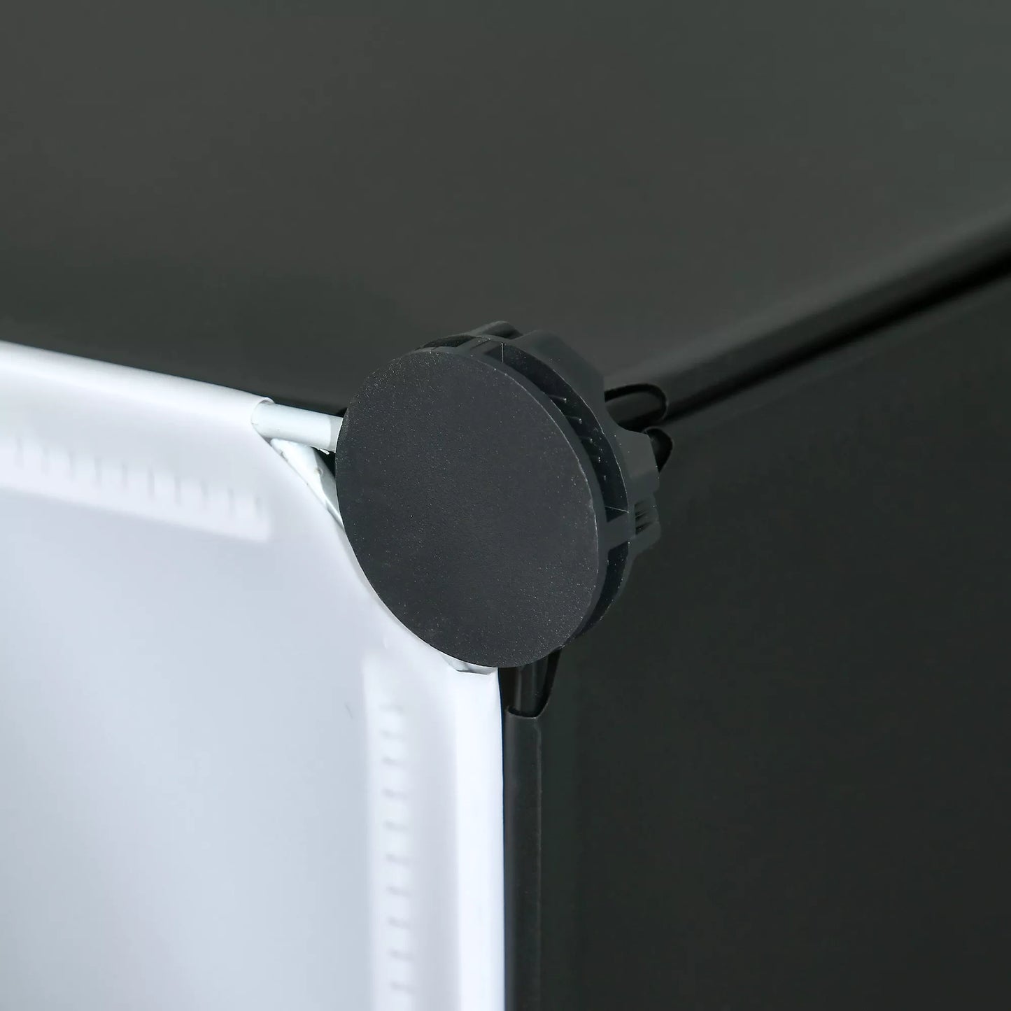 Modulinė batų lentyna 6 poroms, 49 cm x 36,5 cm x 108 cm, Juoda