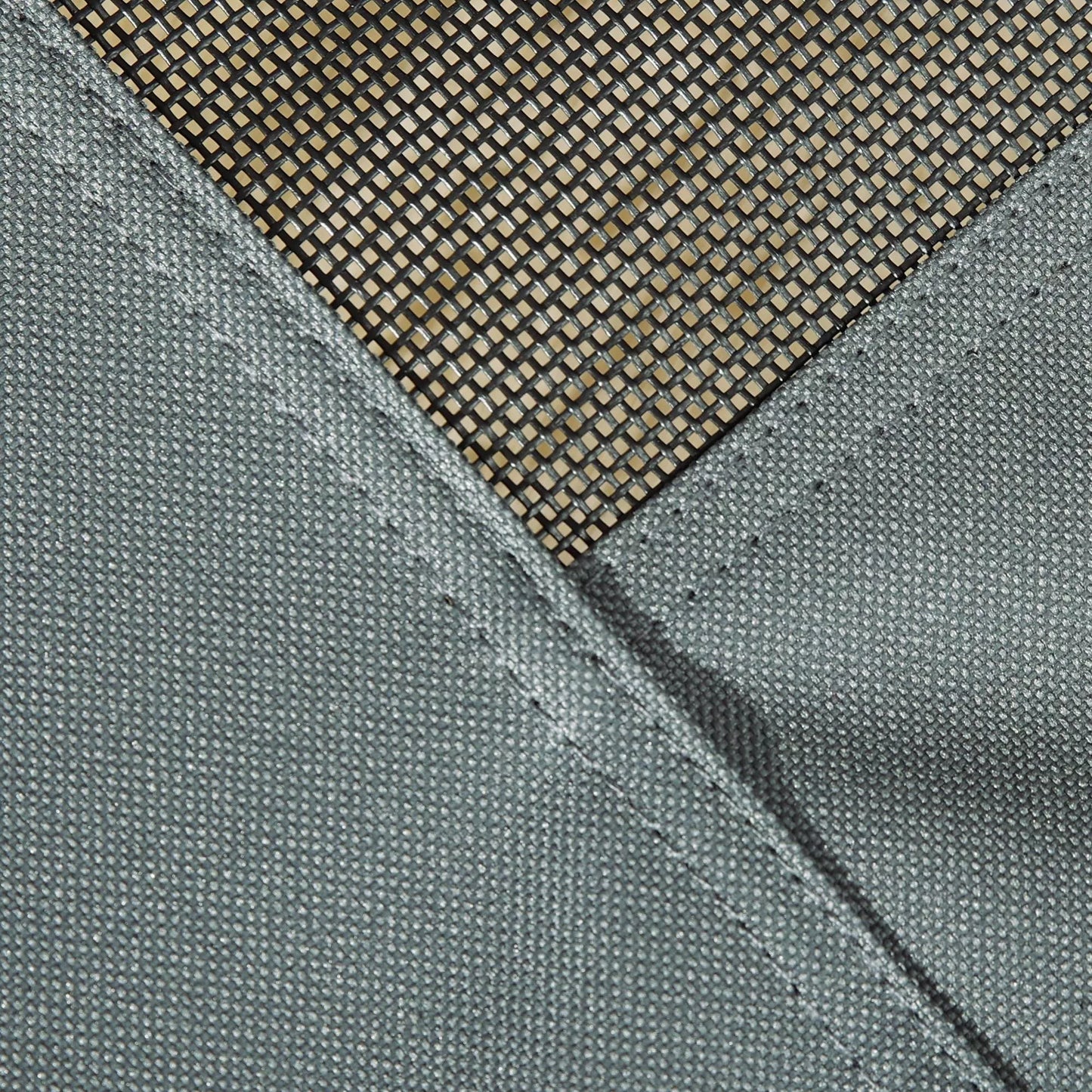 Paaukštinta šunų lova su baldakimu, naminių gyvūnėlių guolis, lauko šunų gultas su stogu, kvėpuojantis, taftos audinys stovyklavimui, pilka 76 x 61 x 73 cm