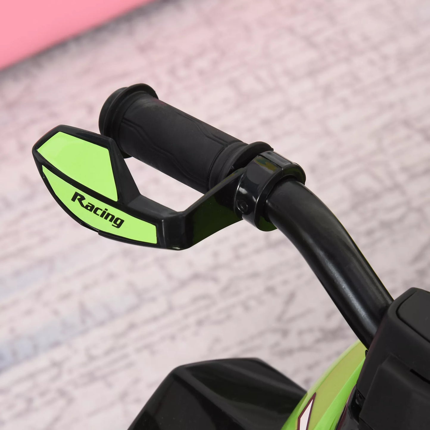 Vaikiškas paspiriamas automobilis/transporto priemonė 18-36 mėnesių vaikams, žalias