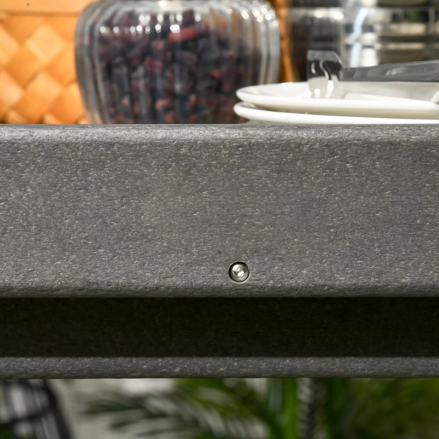 Serviravimo vežimėlis su rankšluosčių laikikliais, 1 apatinė lentyna, 4 ratukai, 87 cm x 50 cm x 80 cm, Tamsiai pilkas