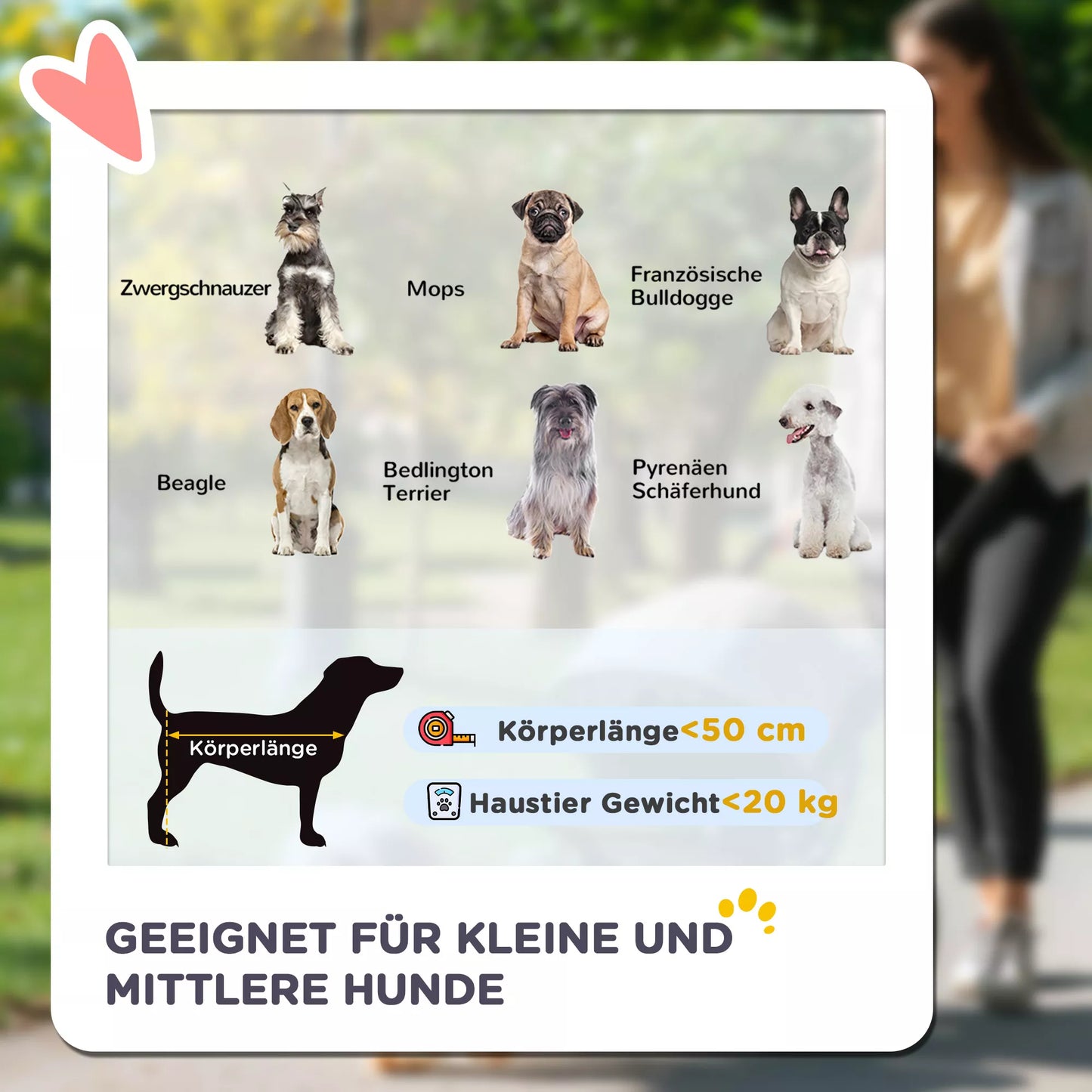 Šunų vežimėlis, sulankstomas, iki 20 kg, 3 šoninės kišenės, 102 cm x 62 cm x 105 cm, pilkos spalvos.