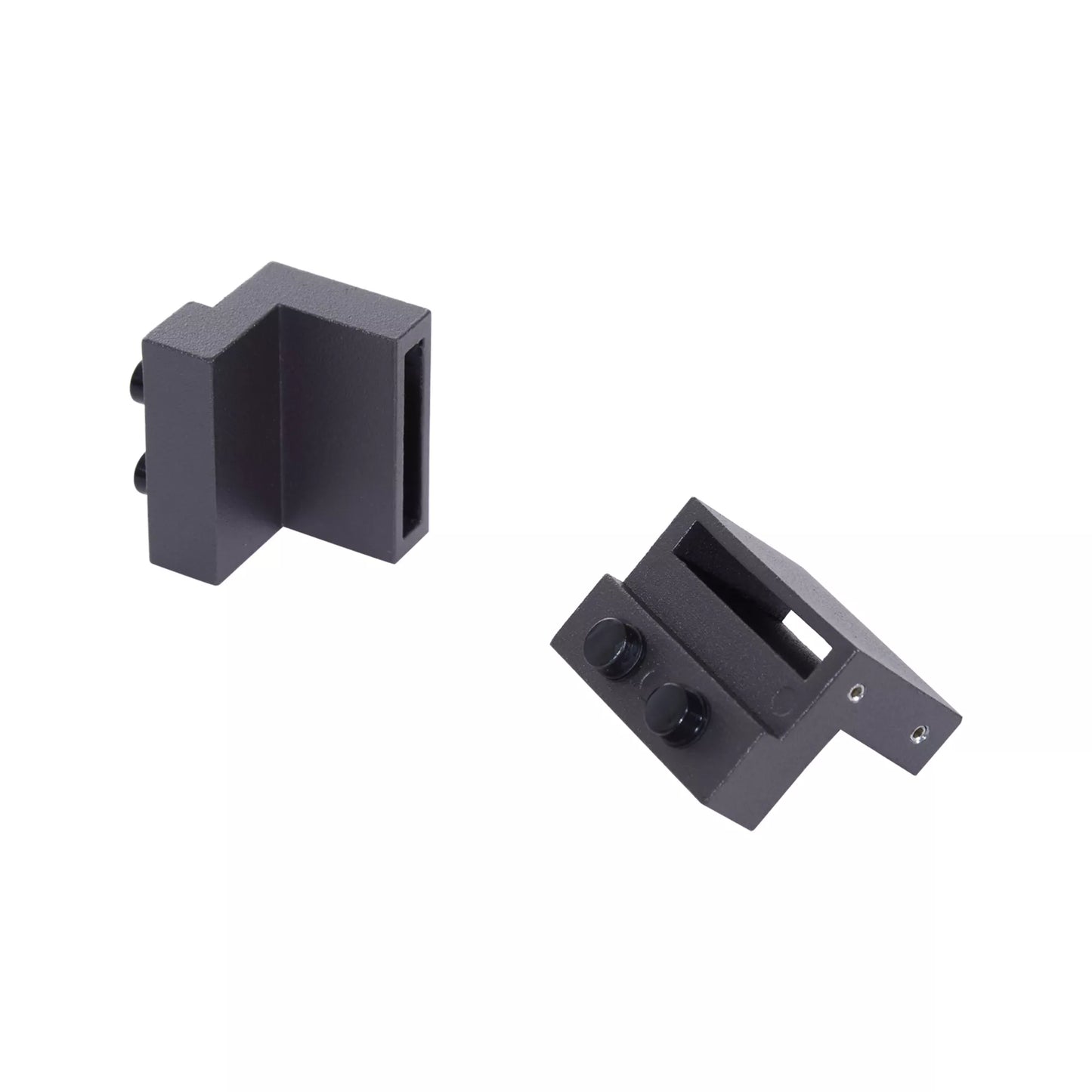 Bėgelių rinkinys stumdomosioms durims, metalinis, 2 m, maks. 100 kg apkrova, rudas