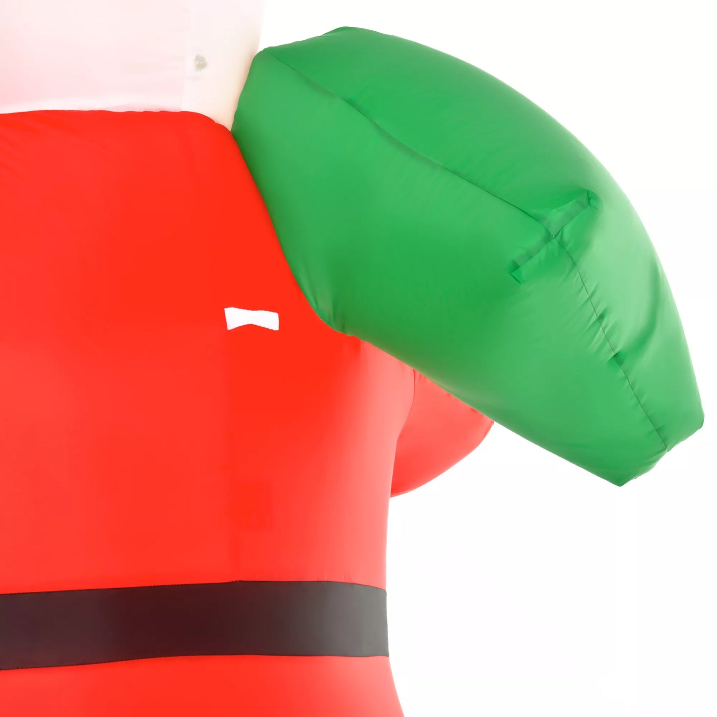 Aukštas 2,40 m Kalėdų Senelis su LED apšvietimu, savaime prisipučiančios sodo dekoracijos